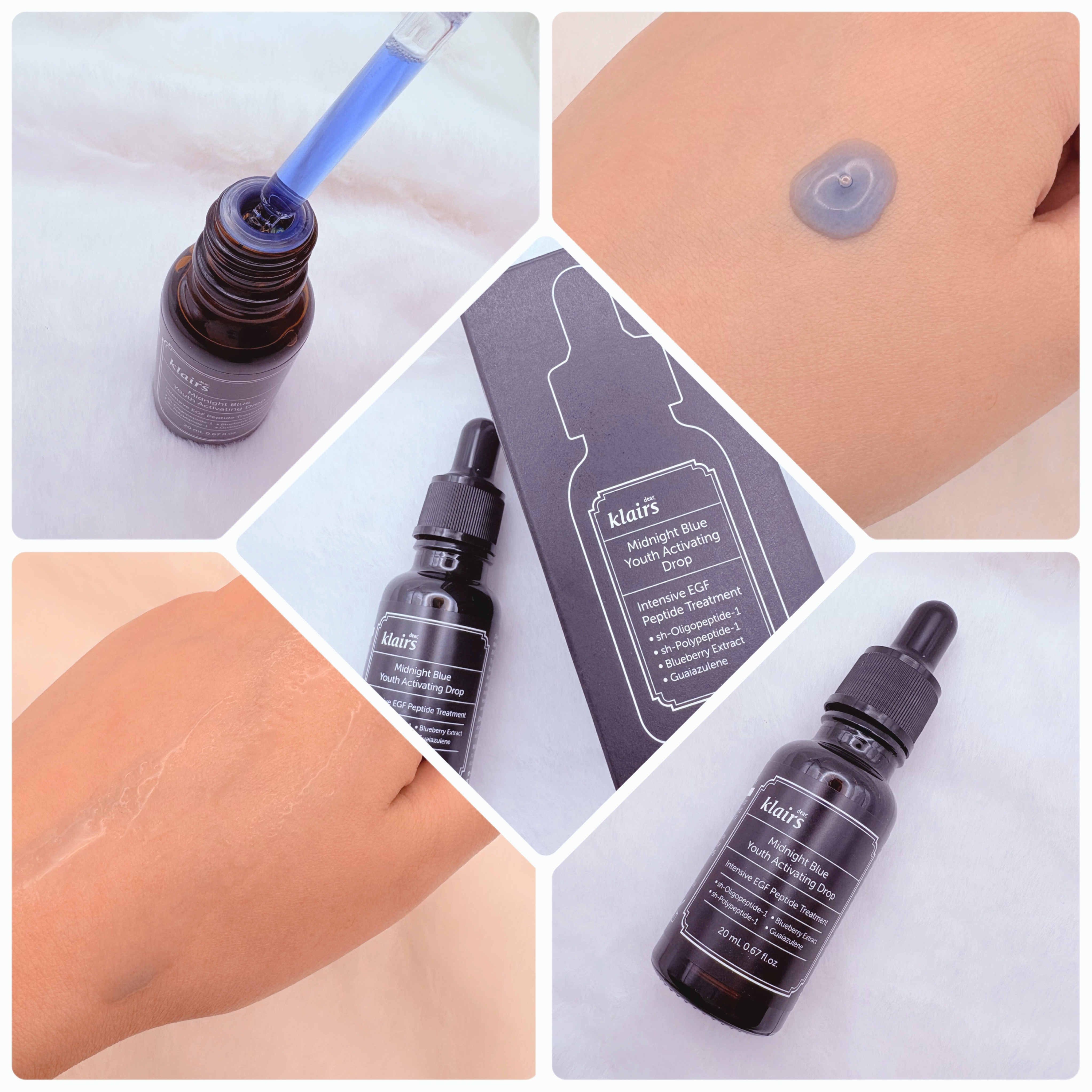 ミッドナイトブルーカーミングクリーム/Klairs/フェイスクリームを使ったクチコミ（2枚目）