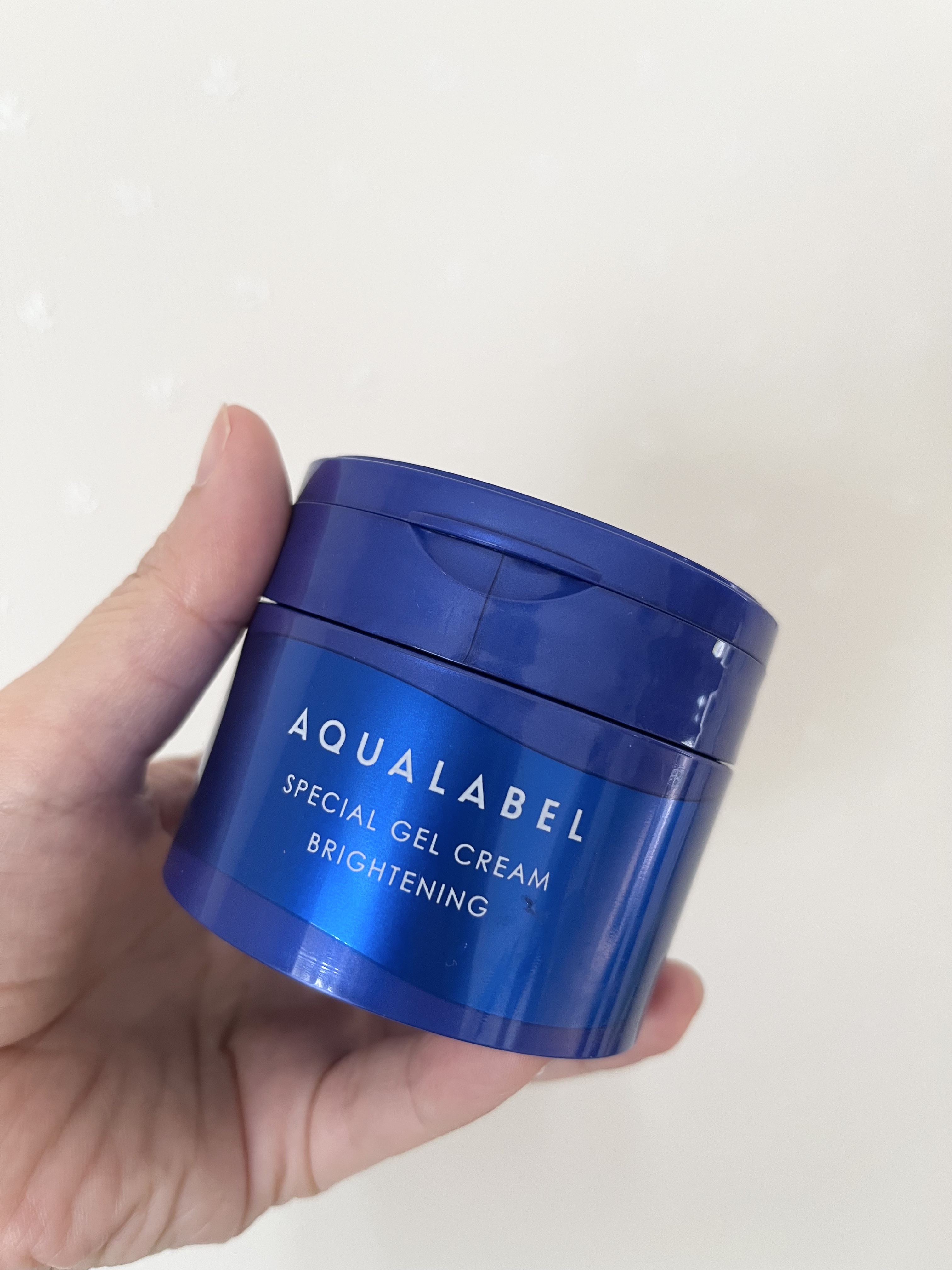 スペシャルジェルクリーム EX （ブライトニング）  詰替（81g）/アクアレーベル/オールインワン化粧品を使ったクチコミ（2枚目）