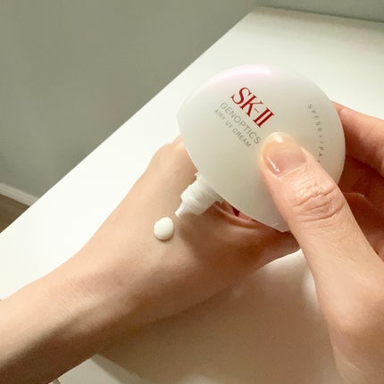 SK- II ジェノプティクス エアリー UV クリーム ホワイト/SK-II/化粧下地を使ったクチコミ(2枚目)