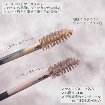 ヘビーローテーション カラーリングアイブロウEX/ヘビーローテーション/眉マスカラを使ったクチコミ(2枚目)