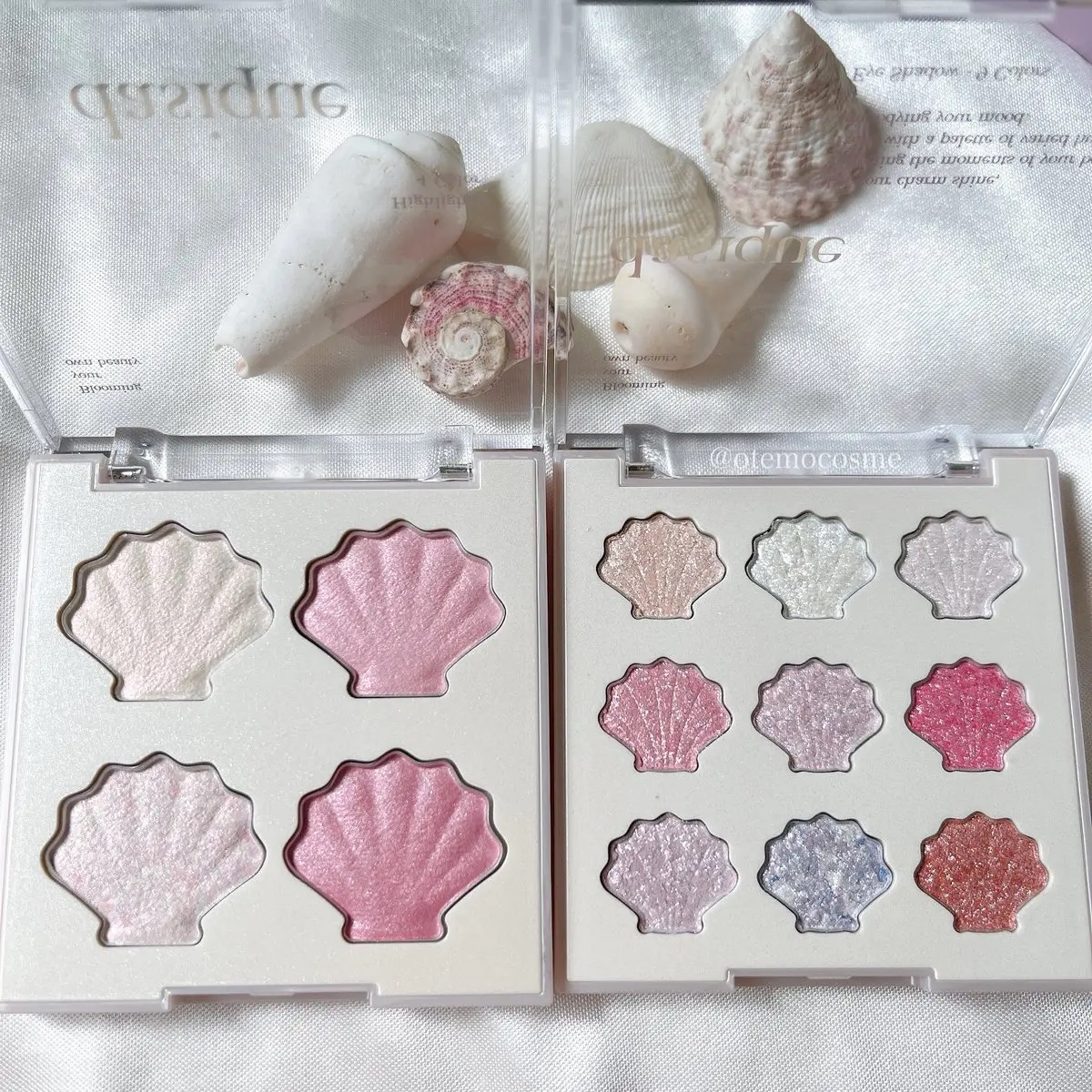 シャイングロイハイライターパレット/dasique/クリームハイライトを使ったクチコミ（2枚目）