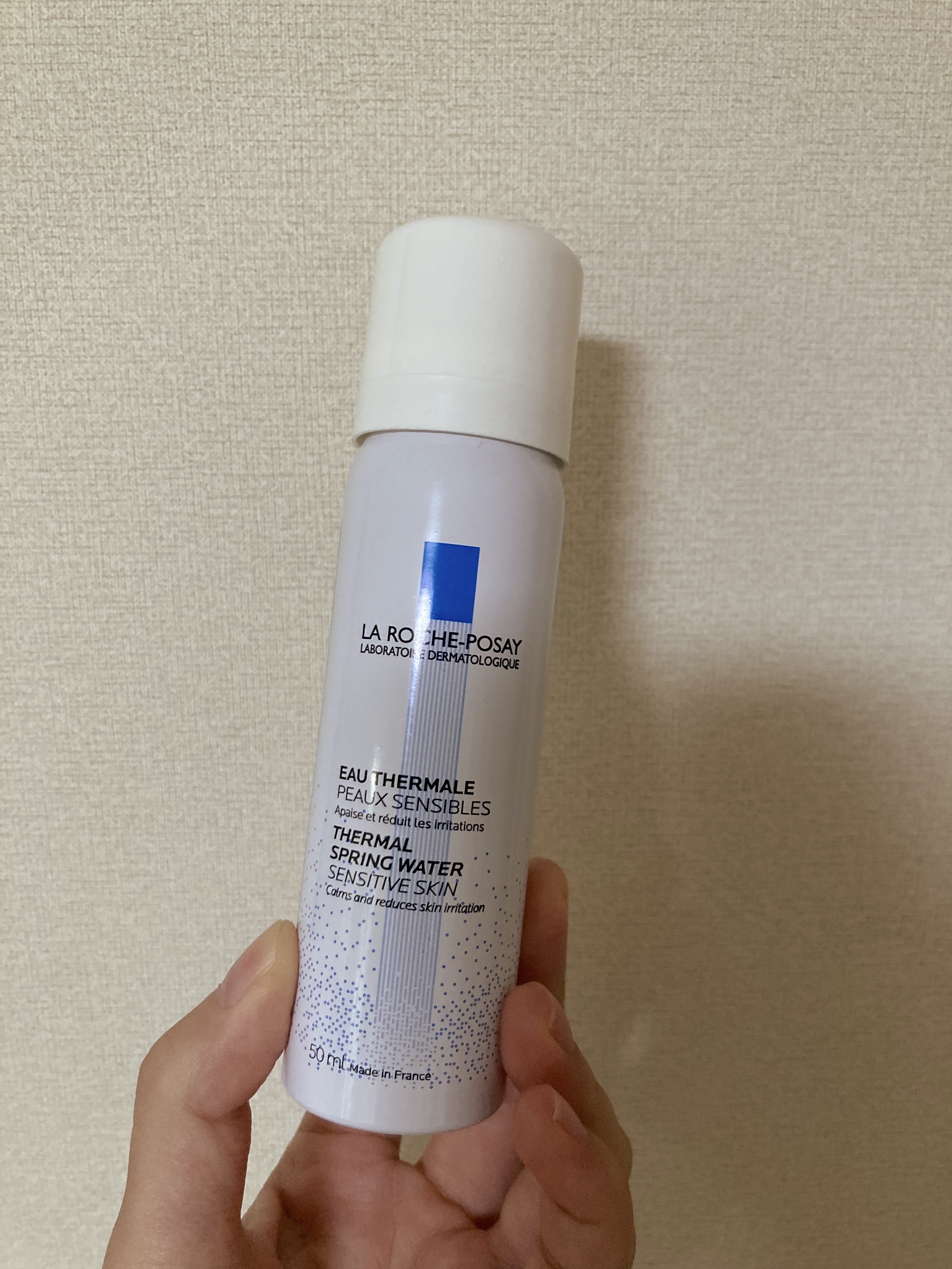 ラ ロッシュ ポゼターマルウォーター¥2,750

水だけのシンプルなスプレー
きめ細かいミストで肌が潤います！
保湿の前に使っています
　
#ミスト化粧水 #保湿 #敏感肌 #化粧水