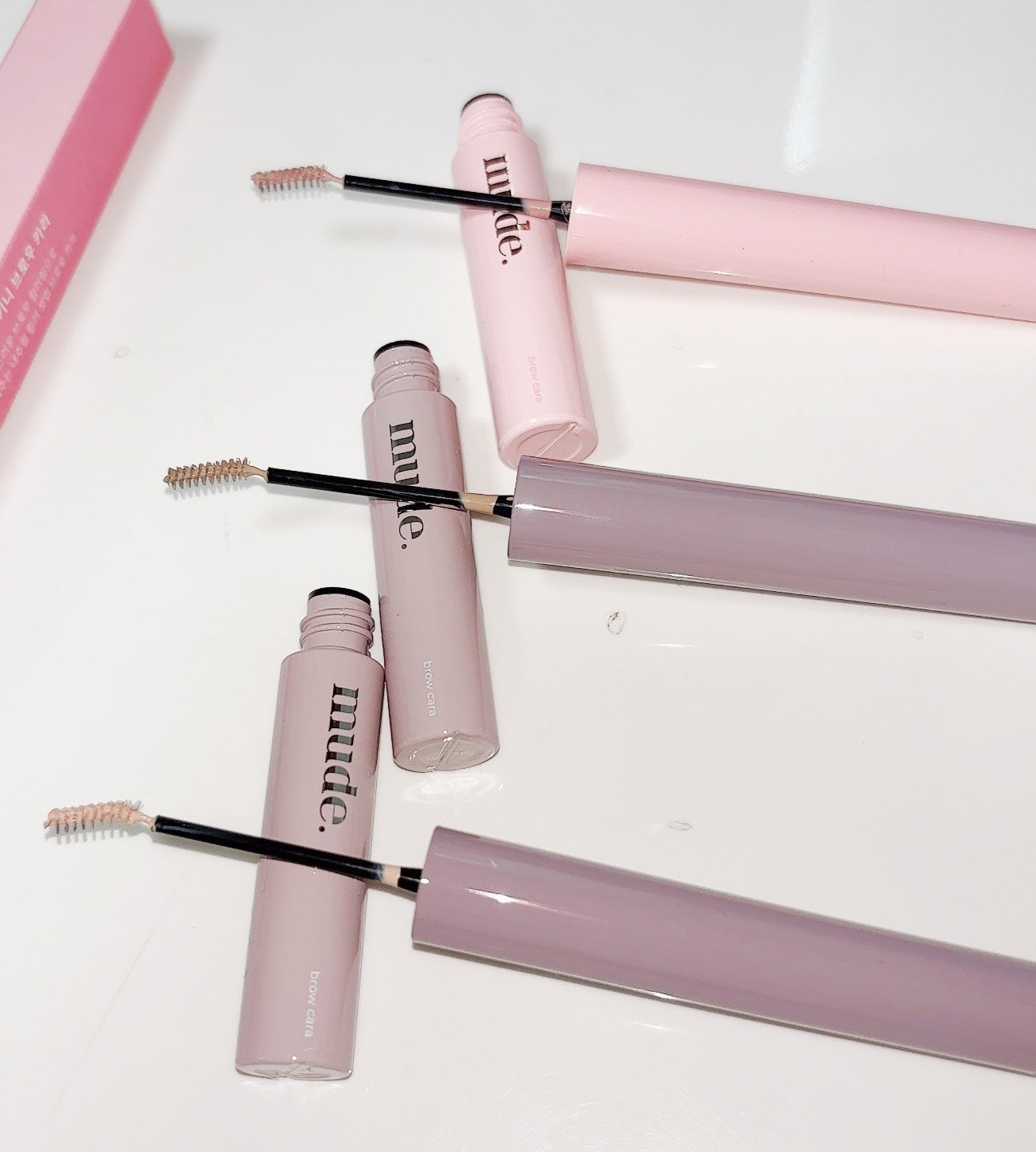 インスパイアスキニーブロウカラ/mude/眉マスカラを使ったクチコミ(2枚目)