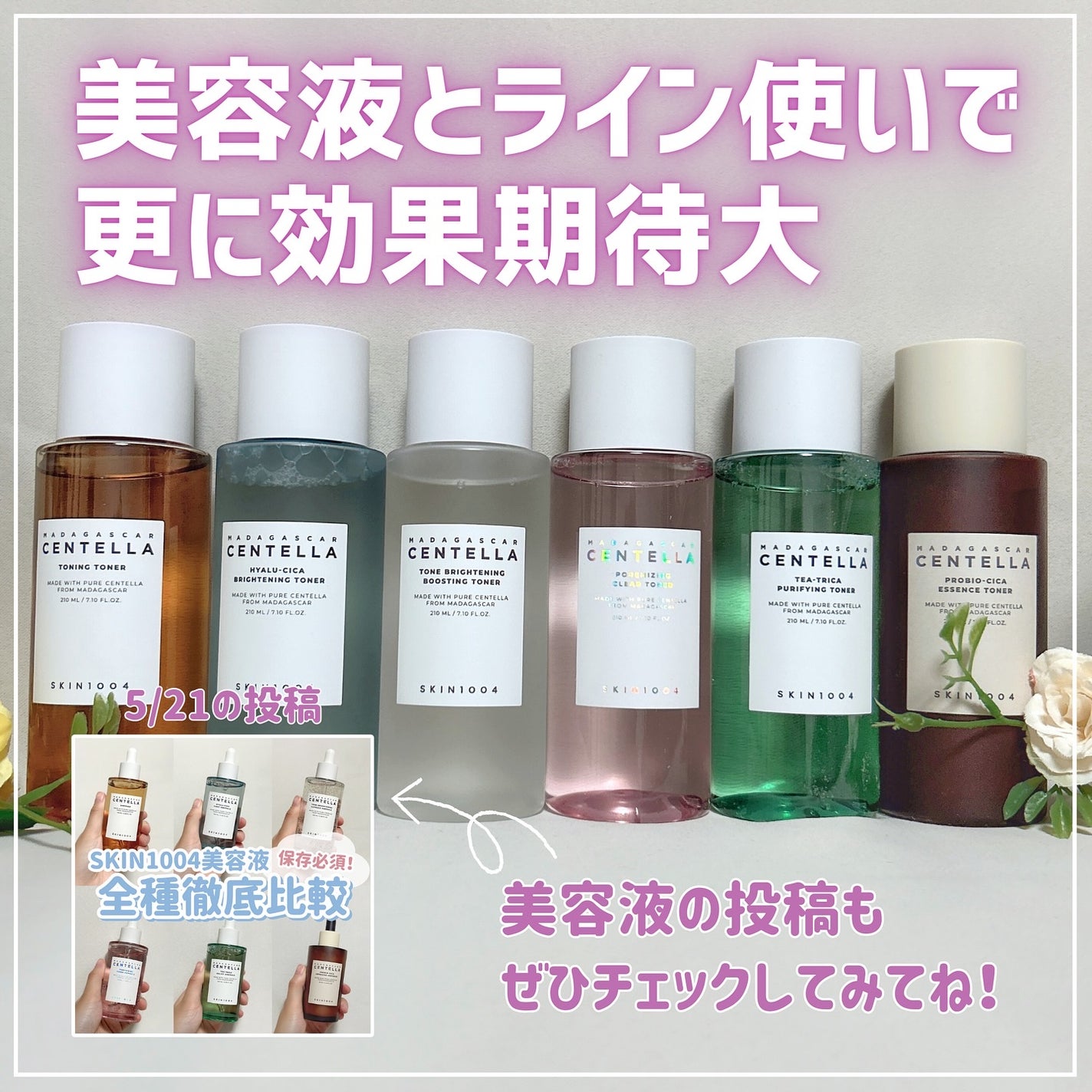 センテラ トーニングトナー/SKIN1004/化粧水を使ったクチコミ(8枚目)