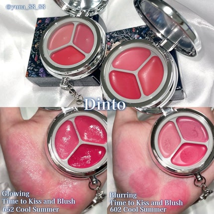 グローイングタイムトゥーキスアンドブラッシュ/Dinto/口紅を使ったクチコミ(3枚目)