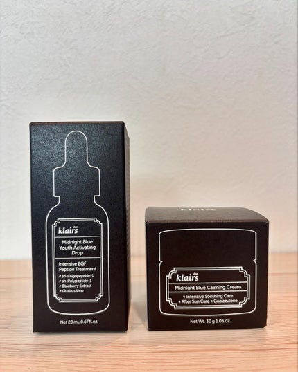 ミッドナイトブルーカーミングクリーム/Klairs/フェイスクリームを使ったクチコミ(10枚目)