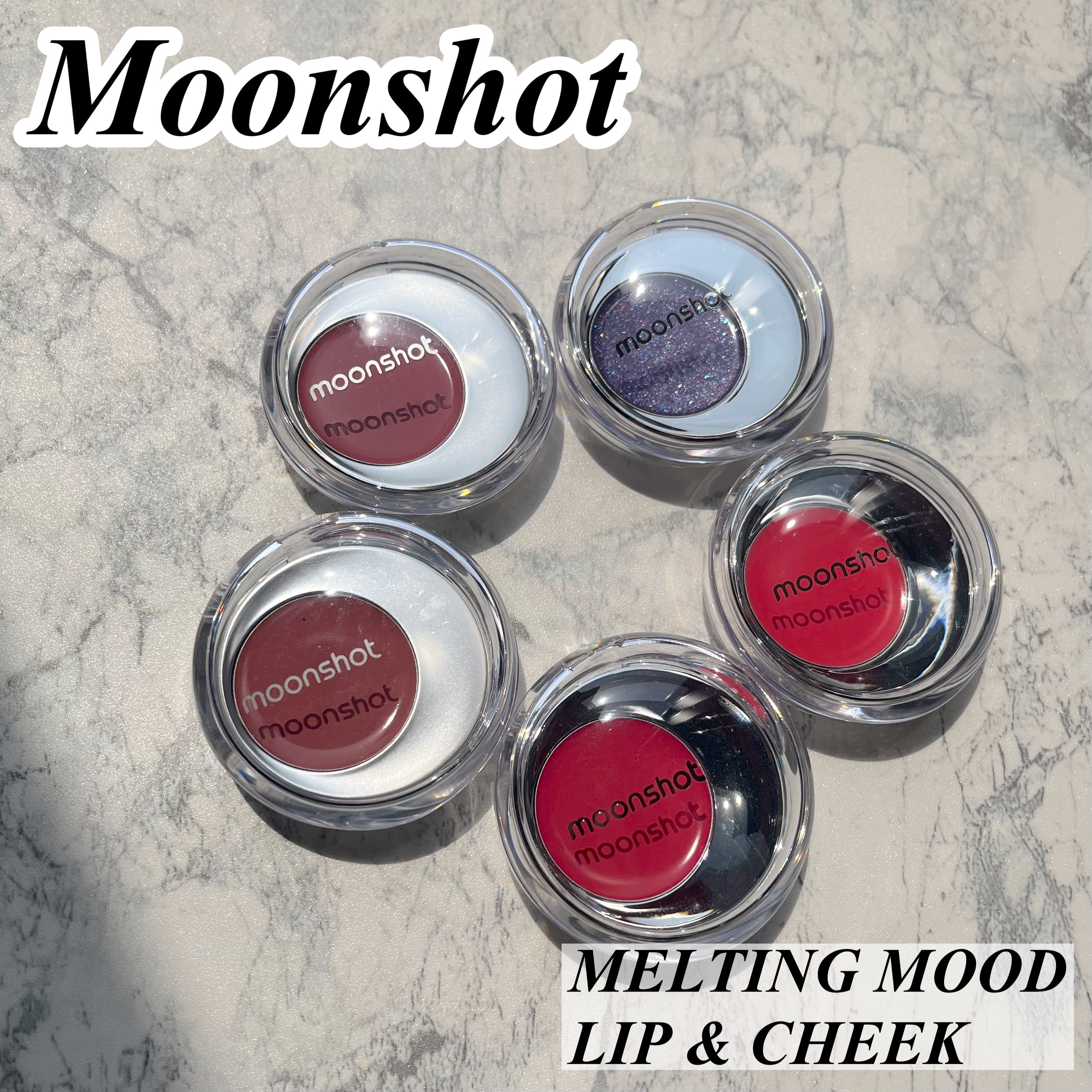 メルティングムードリップ&チーク/moonshot/ジェル・クリームチークを使ったクチコミ（1枚目）