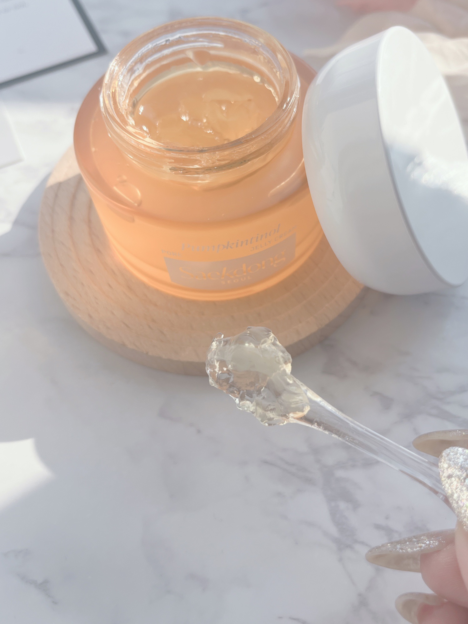 パンプチノールポアゼリークリーム/Saekdong SEOUL/フェイスクリームを使ったクチコミ（3枚目）