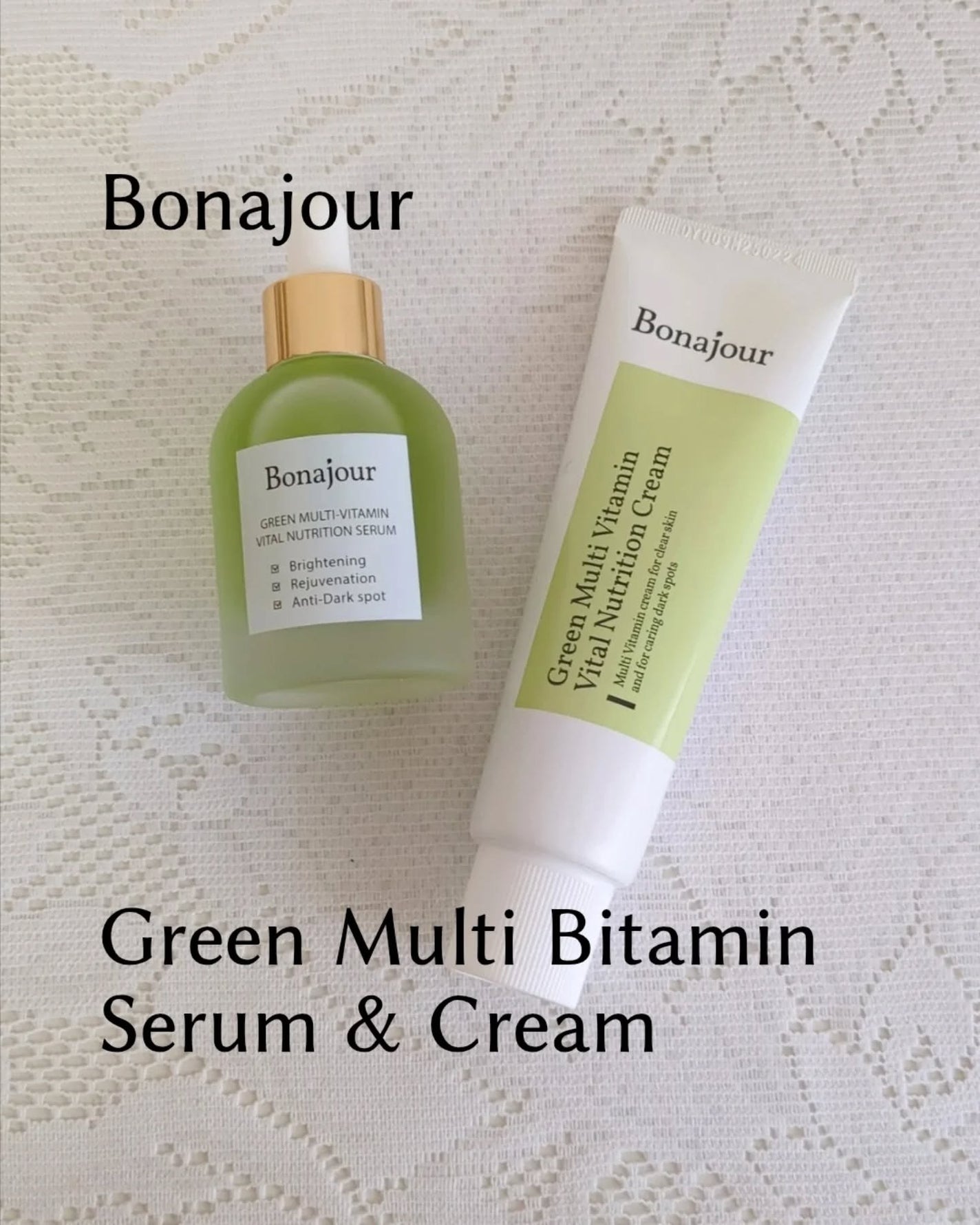 グリーンビタミンセラム/Bonajour/美容液を使ったクチコミ(1枚目)
