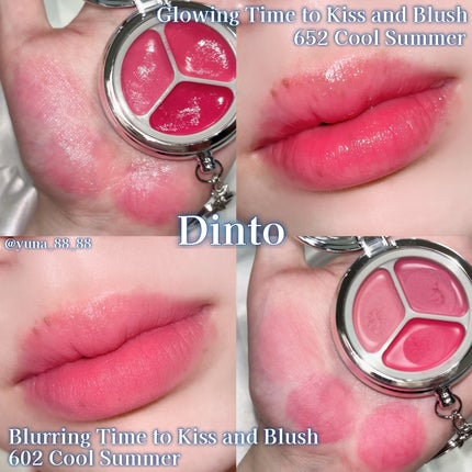 グローイングタイムトゥーキスアンドブラッシュ/Dinto/口紅を使ったクチコミ(6枚目)