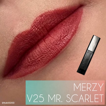 ノワール イン ザ ベルベットティント/MERZY/リップティントを使ったクチコミ(1枚目)