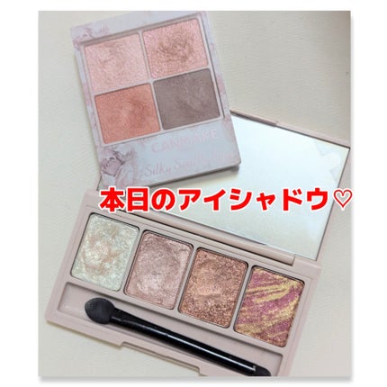 シルキースフレアイズ/キャンメイク/アイシャドウパレットを使ったクチコミ(1枚目)