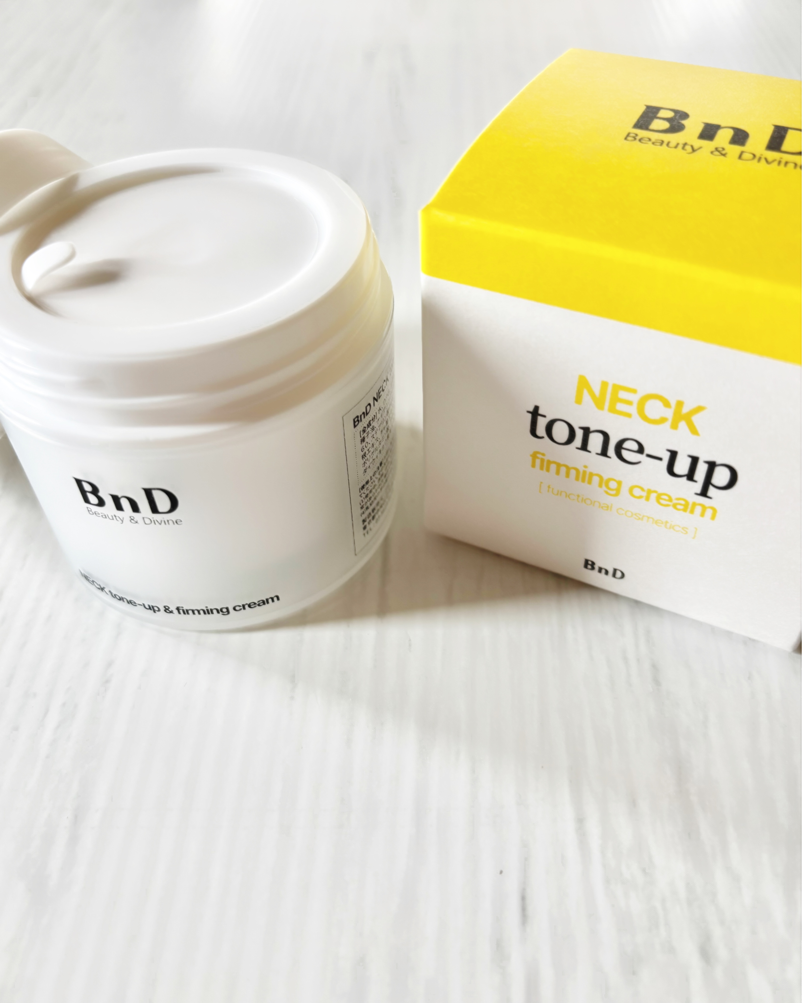 BnD ネックアイロン トーンアップ クリーム/BnD/ネック・デコルテケアを使ったクチコミ（2枚目）