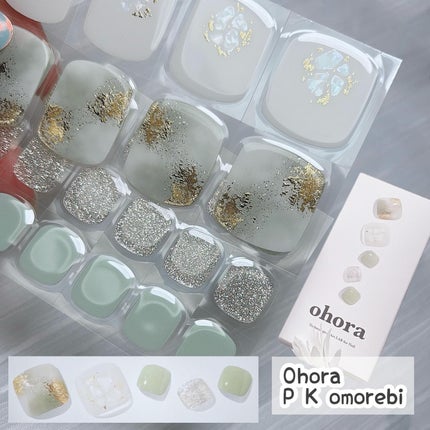 セミキュアジェルネイル(ハンド)/ohora/ネイルシールを使ったクチコミ(5枚目)