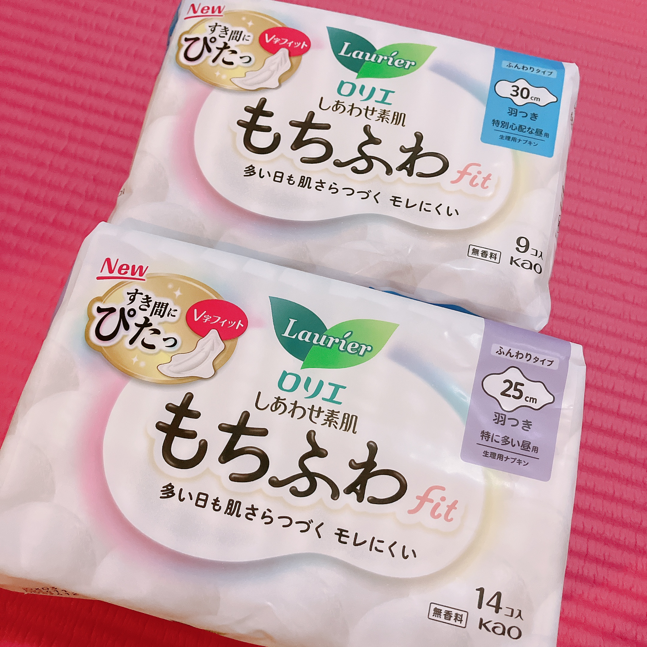 ロリエ もちふわ fit 25cm 羽つき 14コ入 (医薬部外品 )/ロリエ/ナプキンを使ったクチコミ（1枚目）