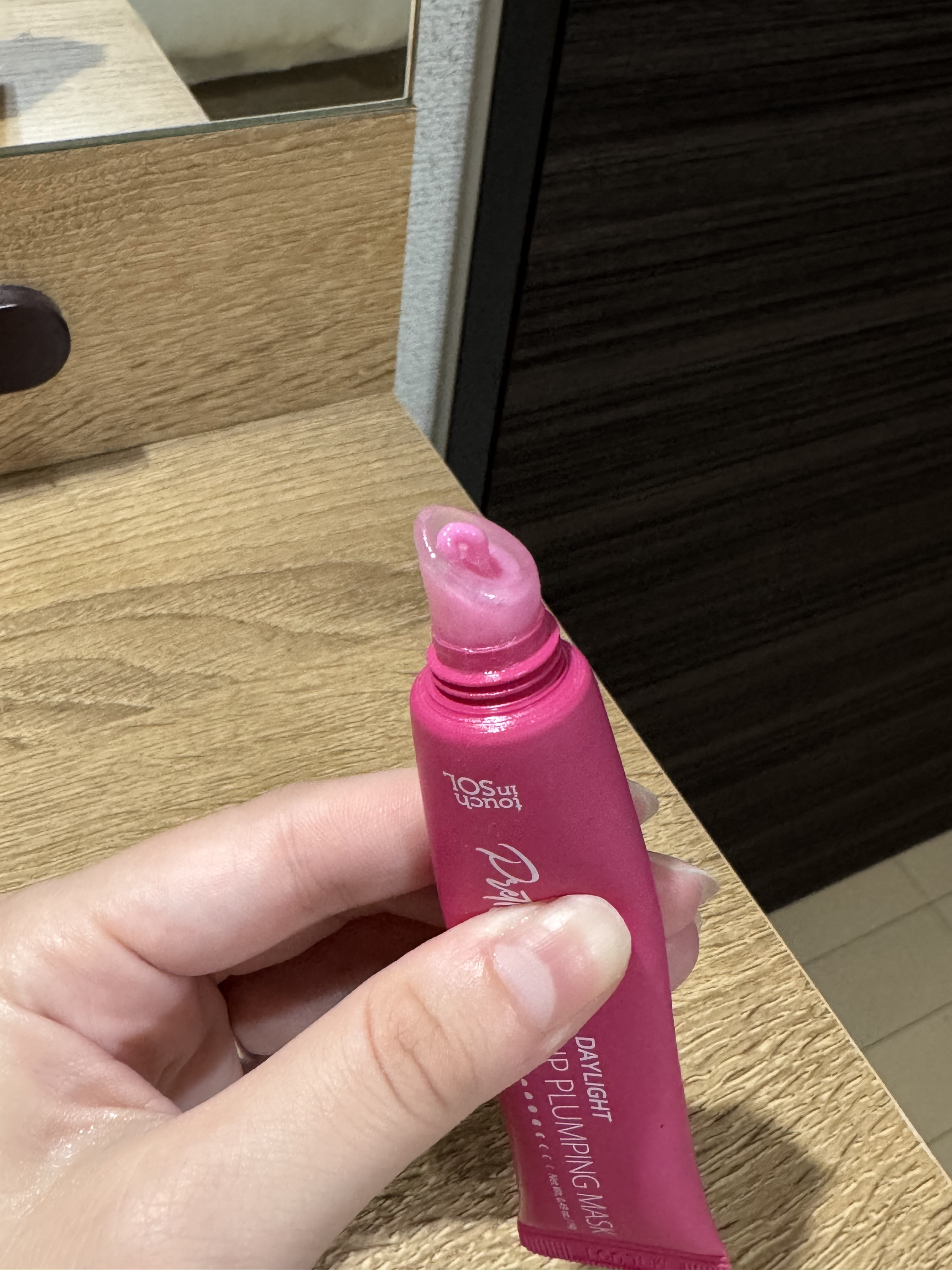 プリティーフィルターデイライトリッププランピングマスク/touch in SOL /リップマスクを使ったクチコミ（3枚目）