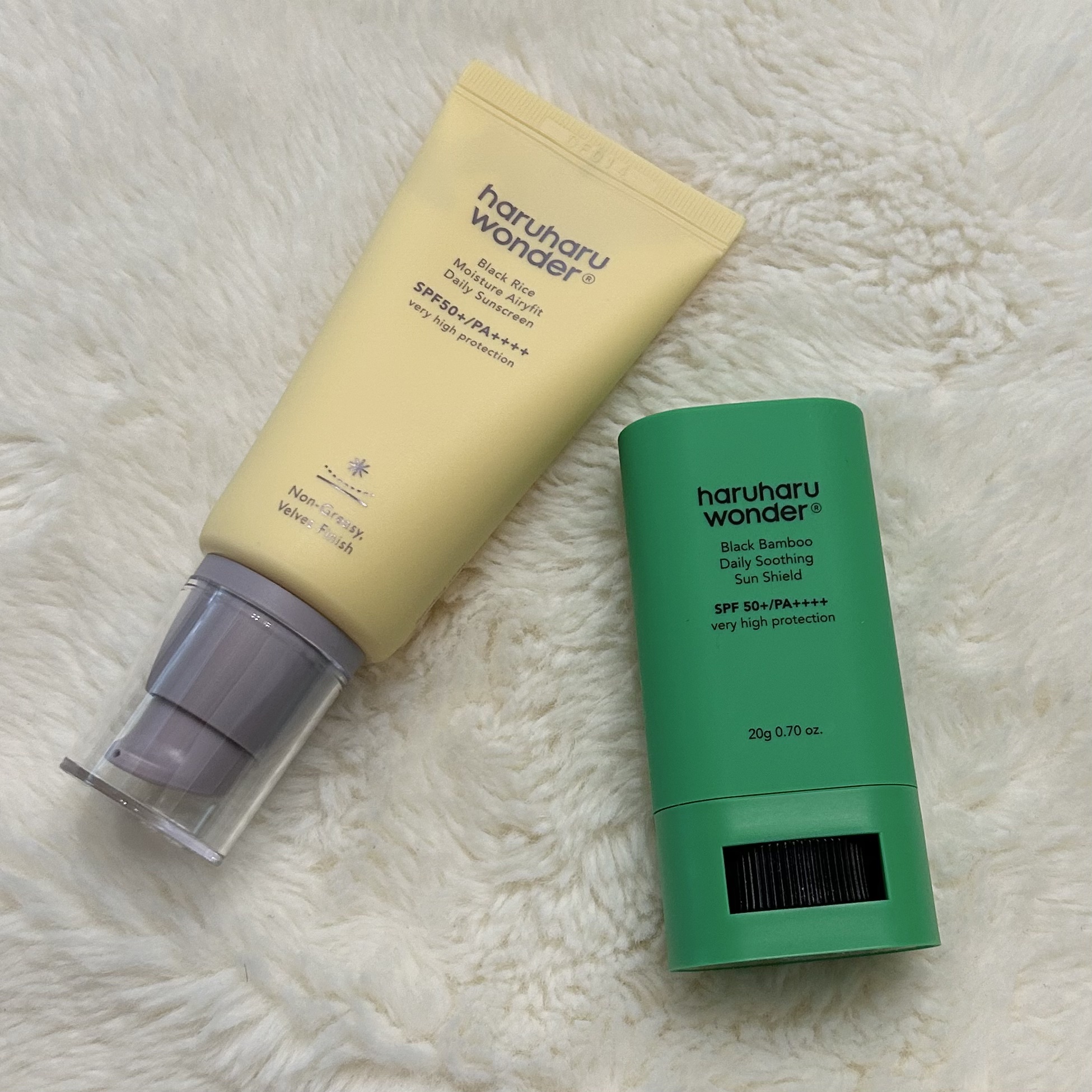 ブラックライスモイスチャーエアリーフィットデイリーサンスクリーン/haruharu wonder/日焼け止めクリームを使ったクチコミ（1枚目）