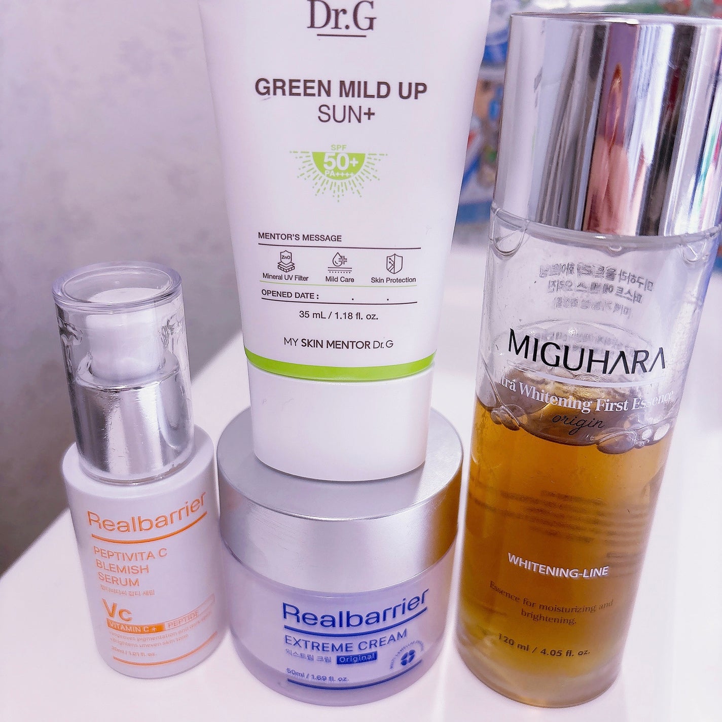 グリーンマイルドアップサンプラス/Dr.G/日焼け止めクリームを使ったクチコミ(1枚目)