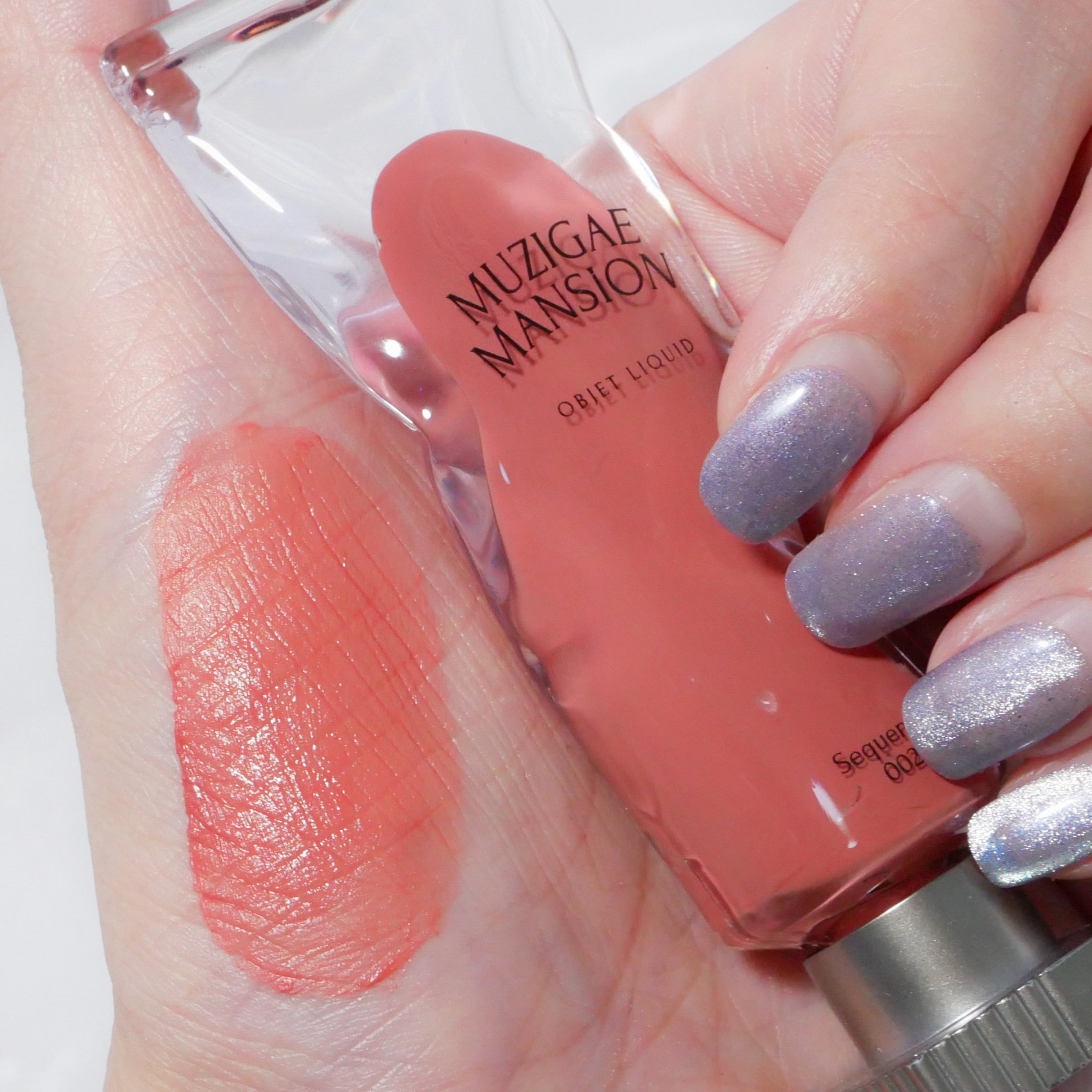 オブジェリキッド 002 Sequence/MUZIGAE MANSION/口紅を使ったクチコミ（2枚目）