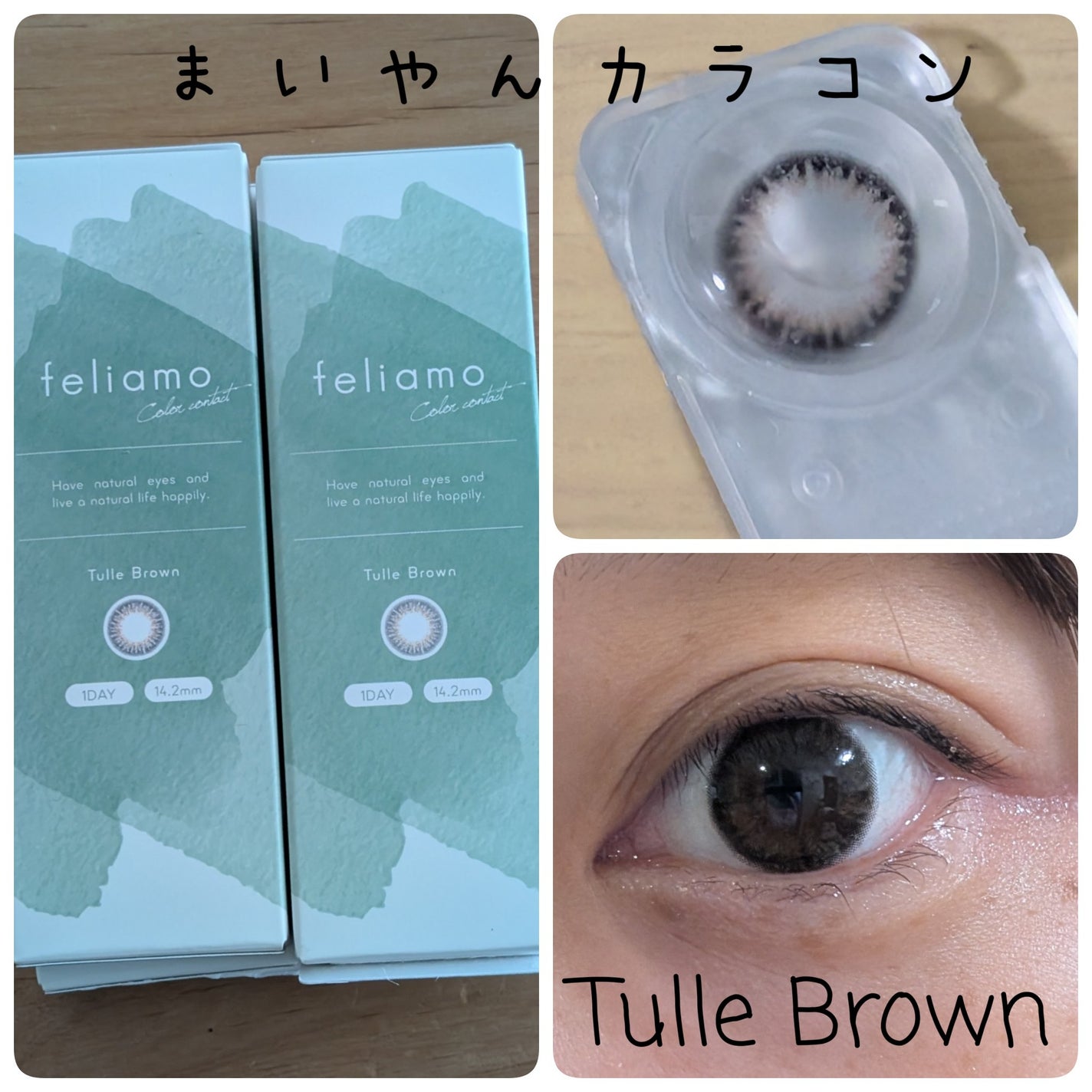 feliamo 1day/feliamo/ワンデー(1DAY)カラコンを使ったクチコミ(1枚目)