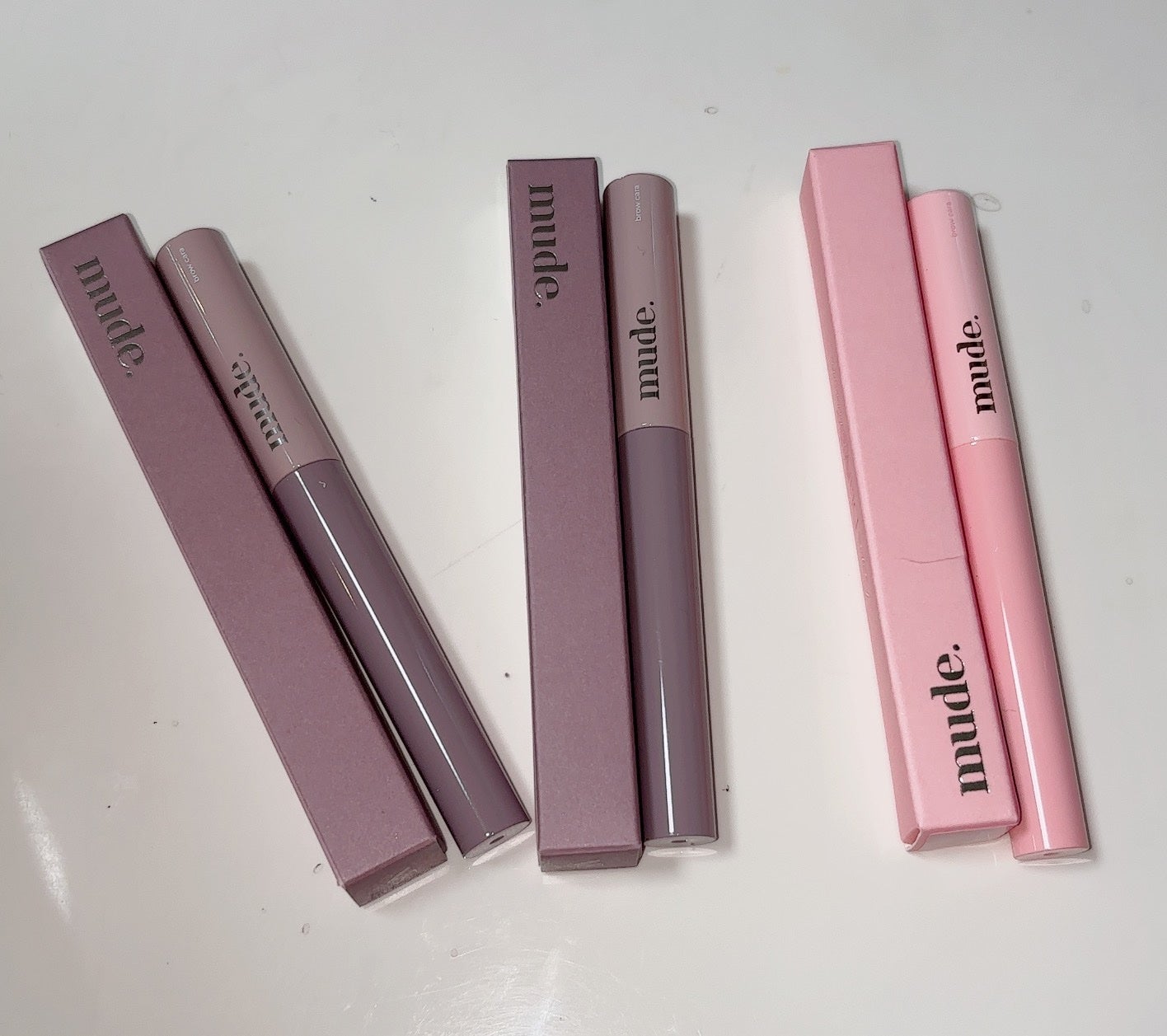 インスパイアスキニーブロウカラ/mude/眉マスカラを使ったクチコミ(1枚目)