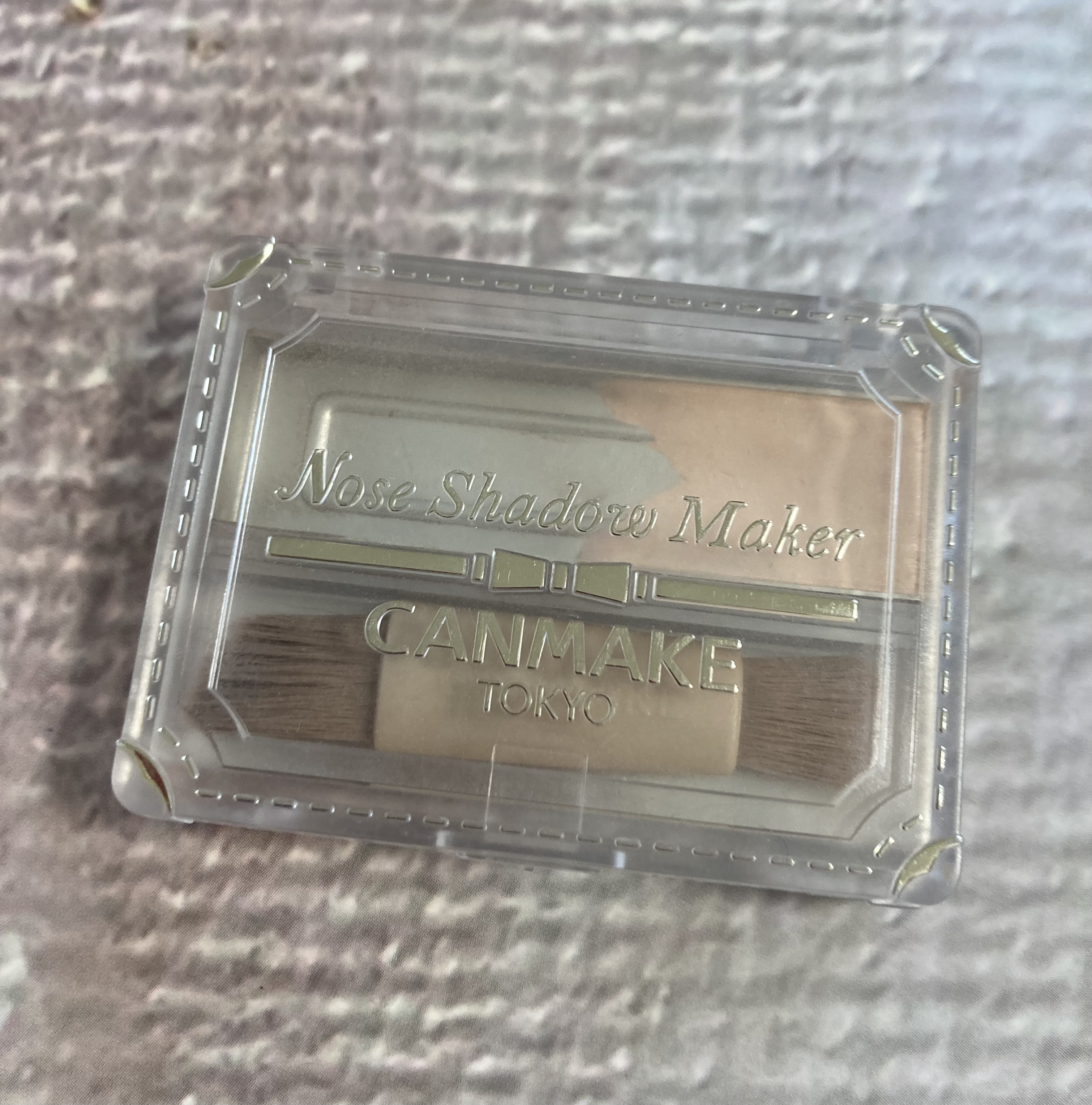 ノーズシャドウメーカー 02 グレイッシュピンク/キャンメイク/ハイライト・シェーディングを使ったクチコミ（2枚目）