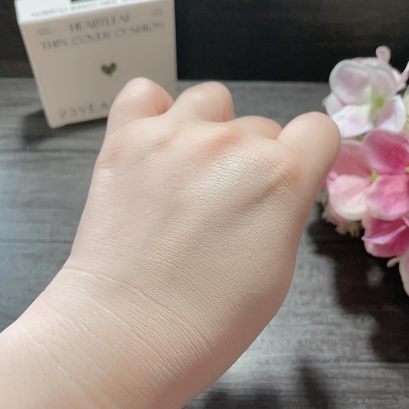 ハートリーフシーンカバークッション/23years old/クッションファンデーションを使ったクチコミ(6枚目)