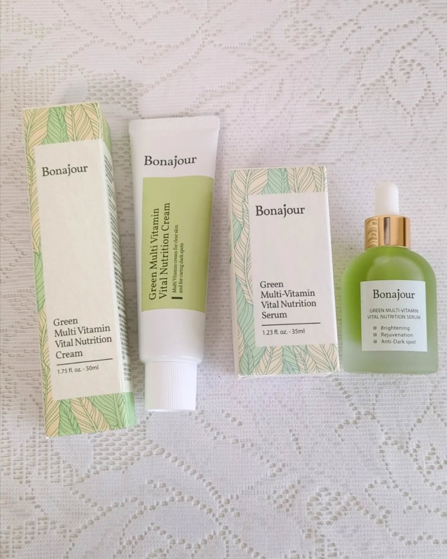 グリーンビタミンセラム/Bonajour/美容液を使ったクチコミ(2枚目)