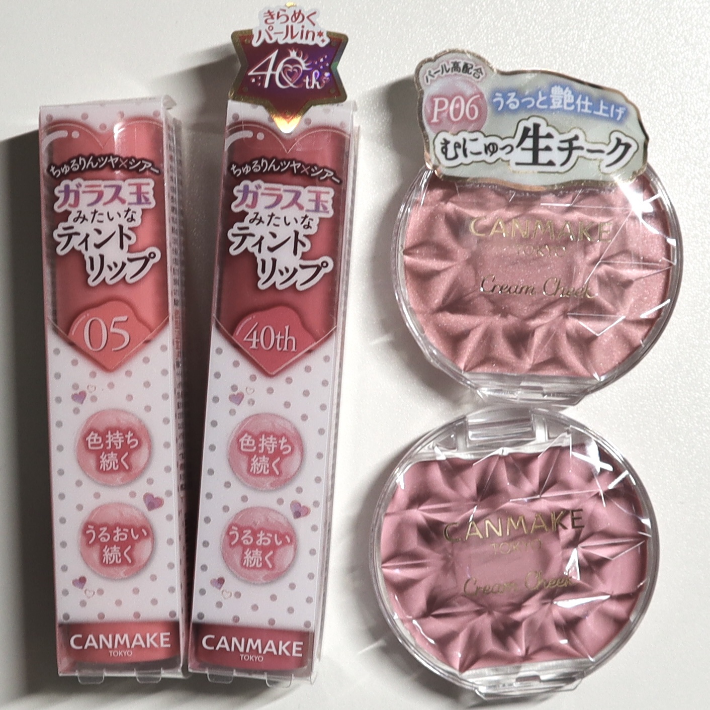 クリームチーク/キャンメイク/ジェル・クリームチークを使ったクチコミ（2枚目）