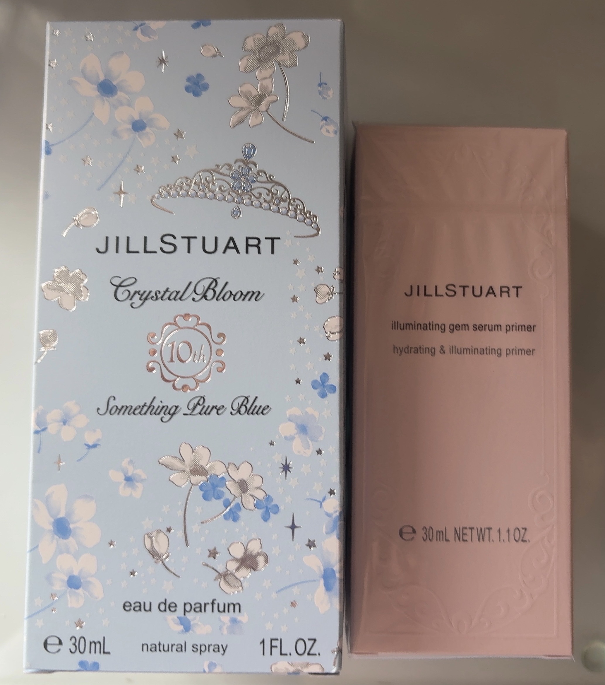 ジルスチュアート クリスタルブルーム サムシングピュアブルー  オードパルファン/JILL STUART/香水(レディース)を使ったクチコミ（1枚目）