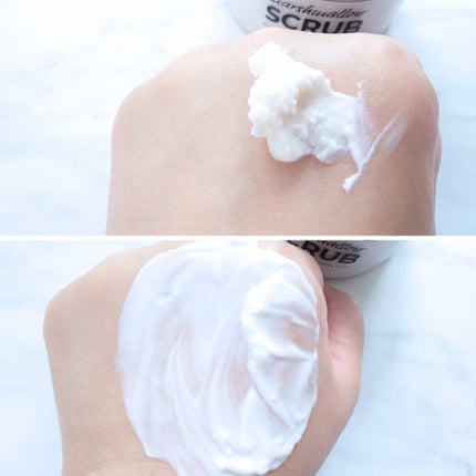 BnD マシュマロ コラーゲン AHA スクラブ /BnD/ボディスクラブを使ったクチコミ(4枚目)