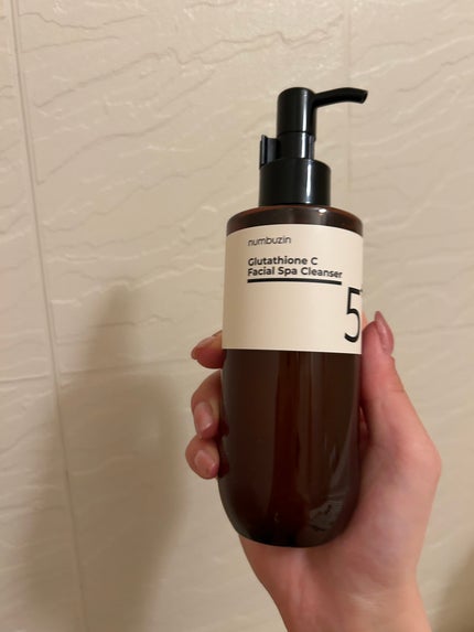 5番 白玉グルタチオンCアロママッサージクレンジング/numbuzin/オイルクレンジングを使ったクチコミ(2枚目)