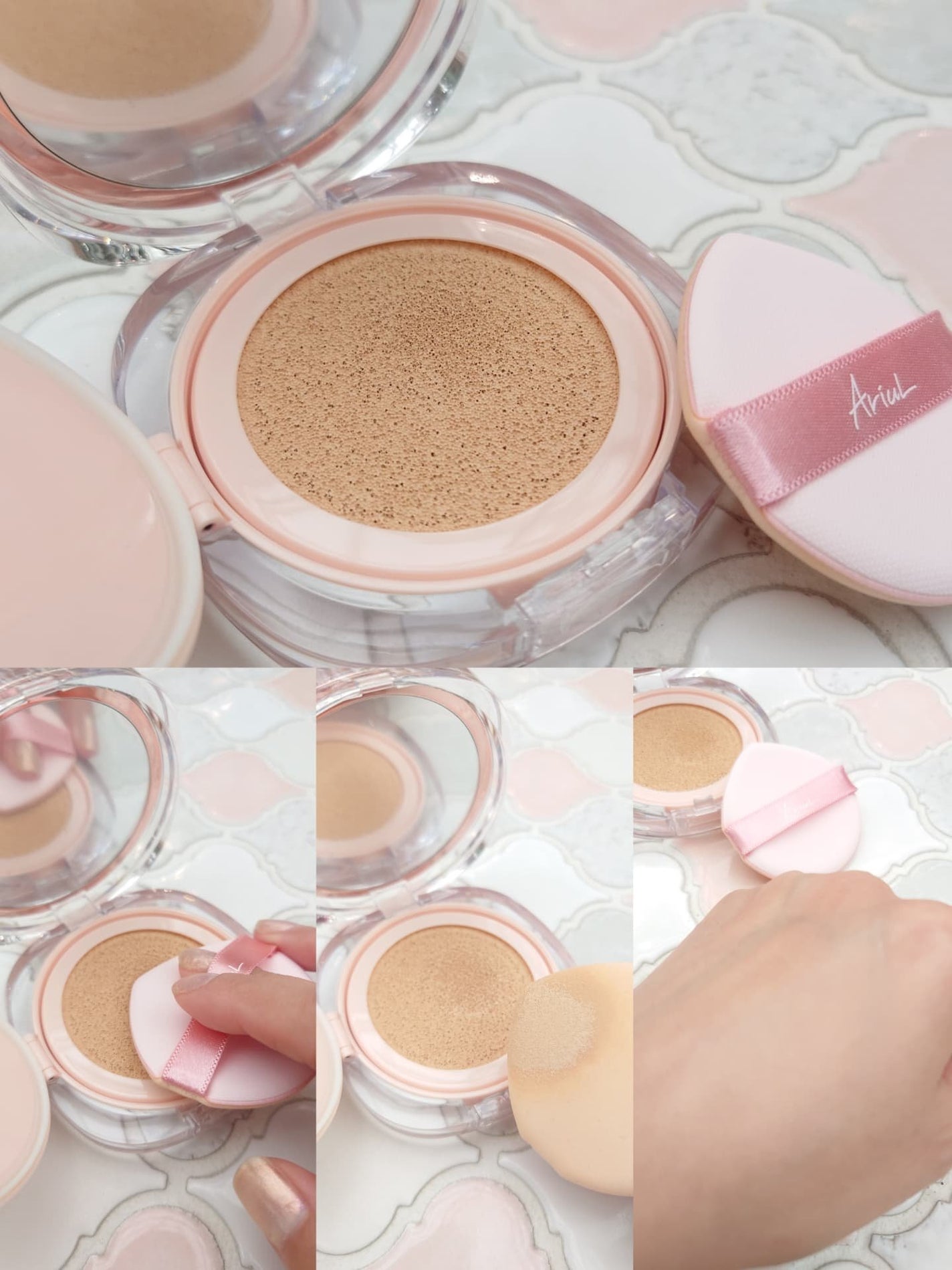 アリウル インクフェザーカバーラスティングクッション/Ariul/クッションファンデーションを使ったクチコミ(2枚目)