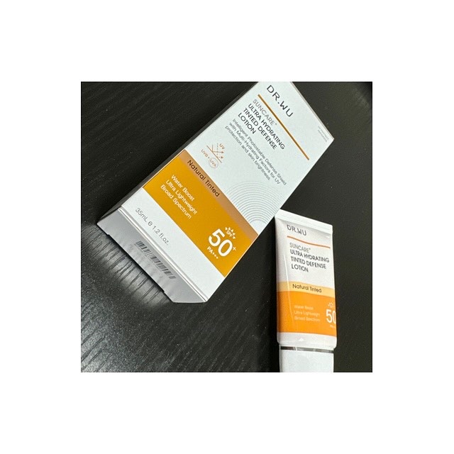 サンスクリーン+モイスト（色付き）＜日焼け止め＞/DR.WU/日焼け止めローションを使ったクチコミ（1枚目）