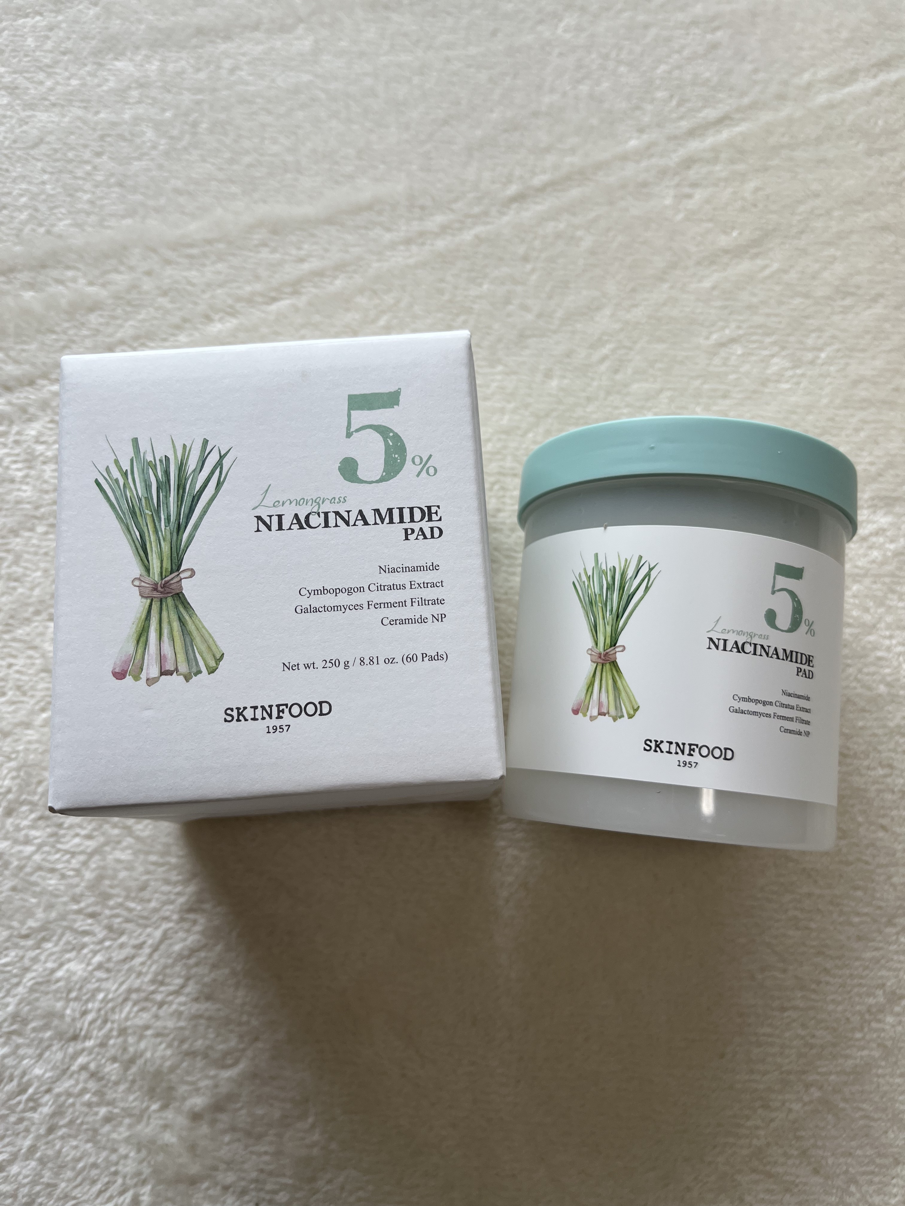 ナイアシンアミド5%パッド/SKINFOOD/その他スキンケアを使ったクチコミ（1枚目）