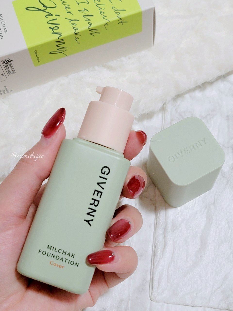 ジヴェルニー 密着カバーファンデーション/GIVERNY/リキッドファンデーションを使ったクチコミ（2枚目）