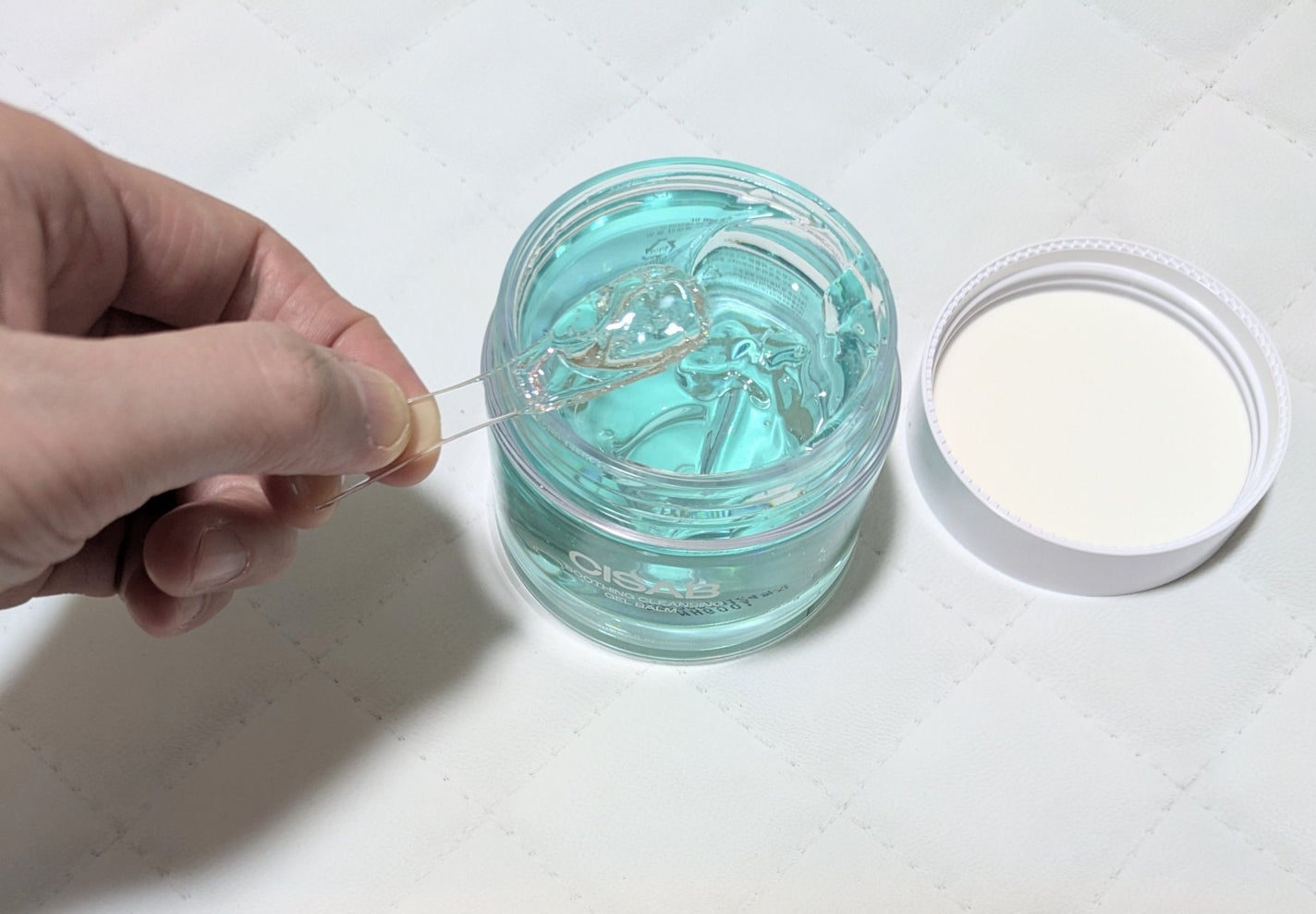 スージングクレンジングジェルバーム/CISAB/クレンジングジェルを使ったクチコミ(4枚目)