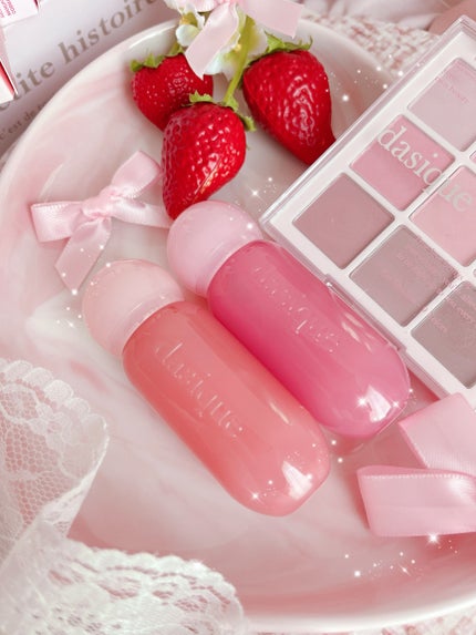 ジューシーデューイグロウティント/dasique/リップティントを使ったクチコミ(2枚目)