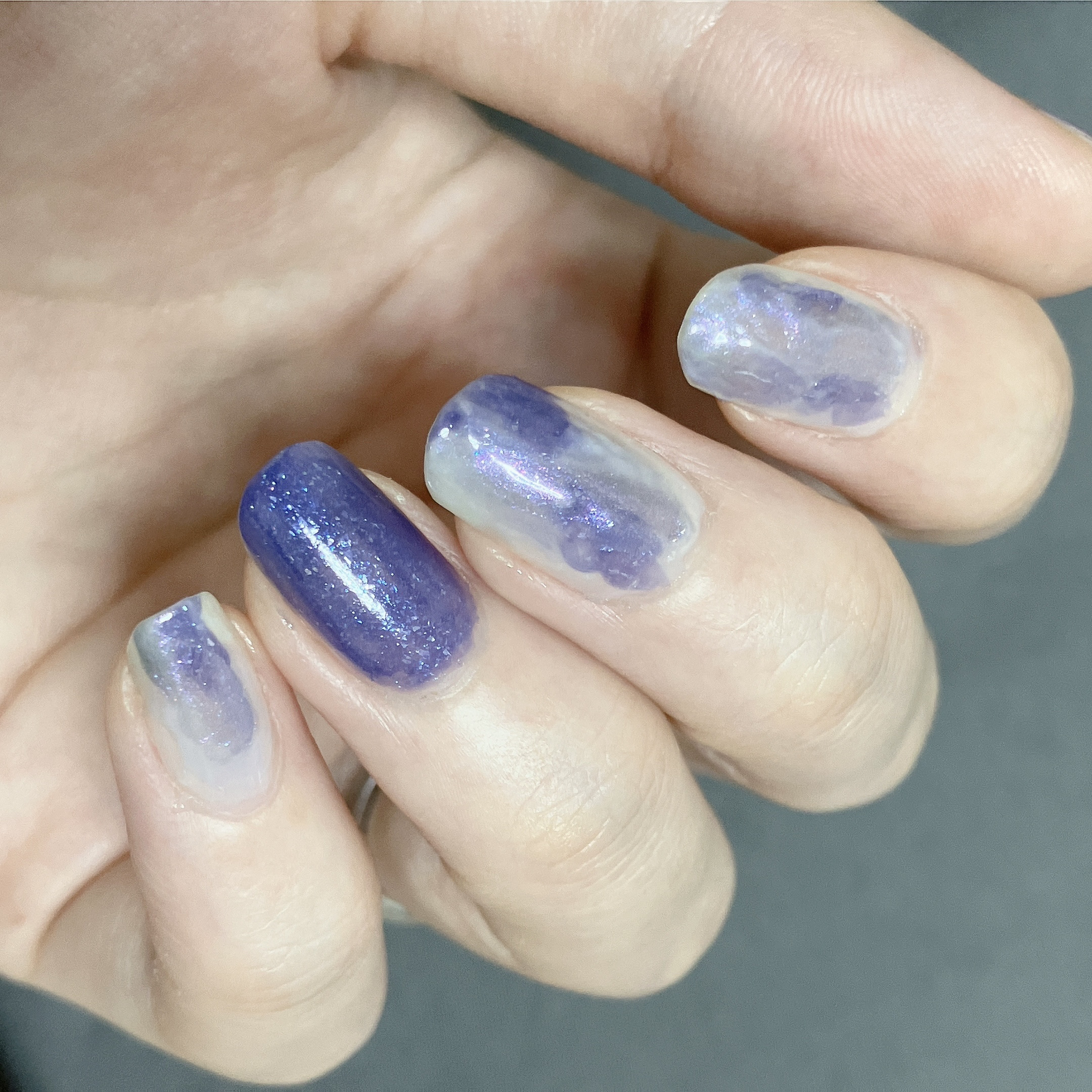 ジーニッシュ No.P08 CENOTE（セノーテ）/ジーニッシュマニキュア/マニキュアを使ったクチコミ（3枚目）