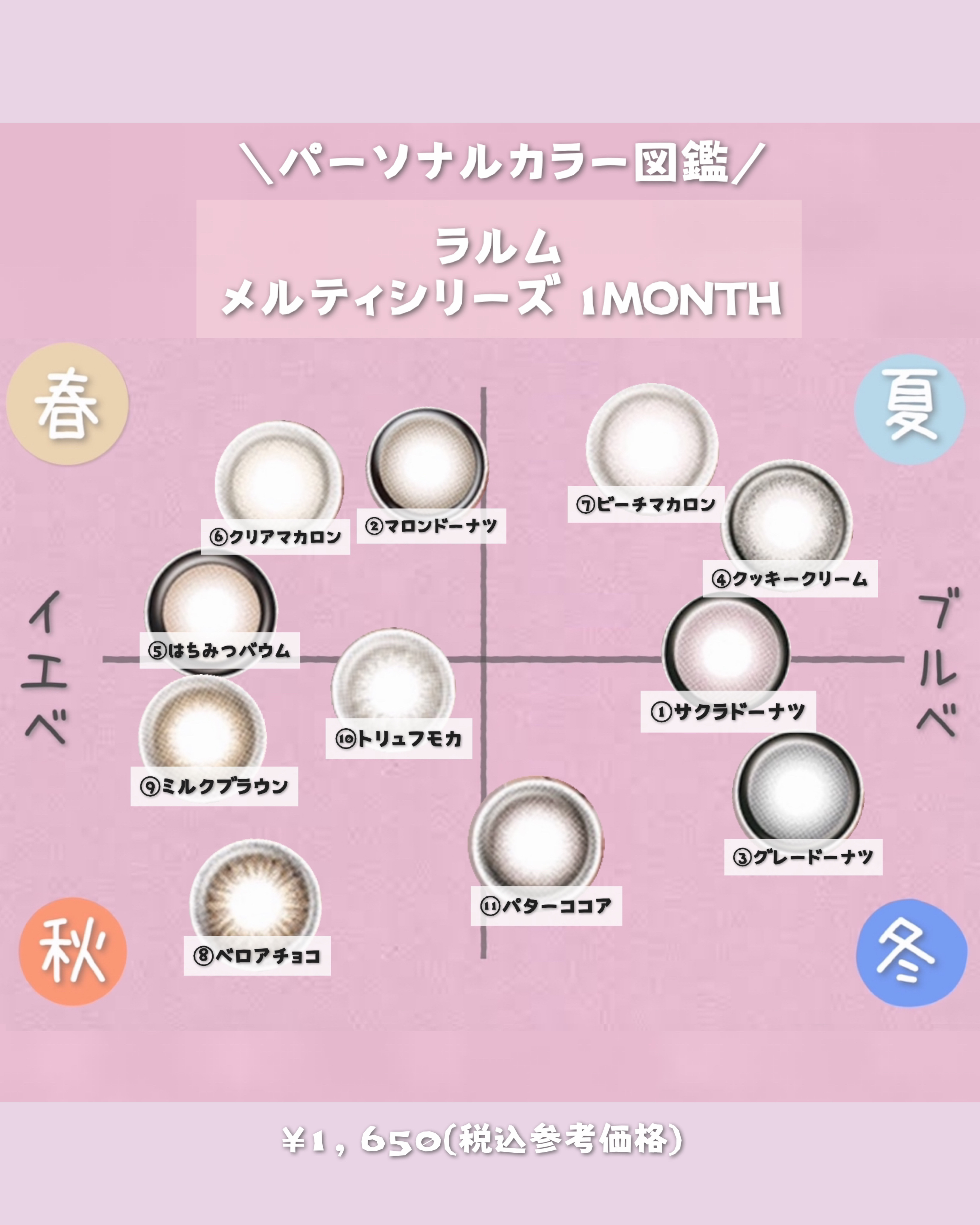 ラルムメルティシリーズ マンスリー/LARME/１ヶ月（１MONTH）カラコンを使ったクチコミ（3枚目）