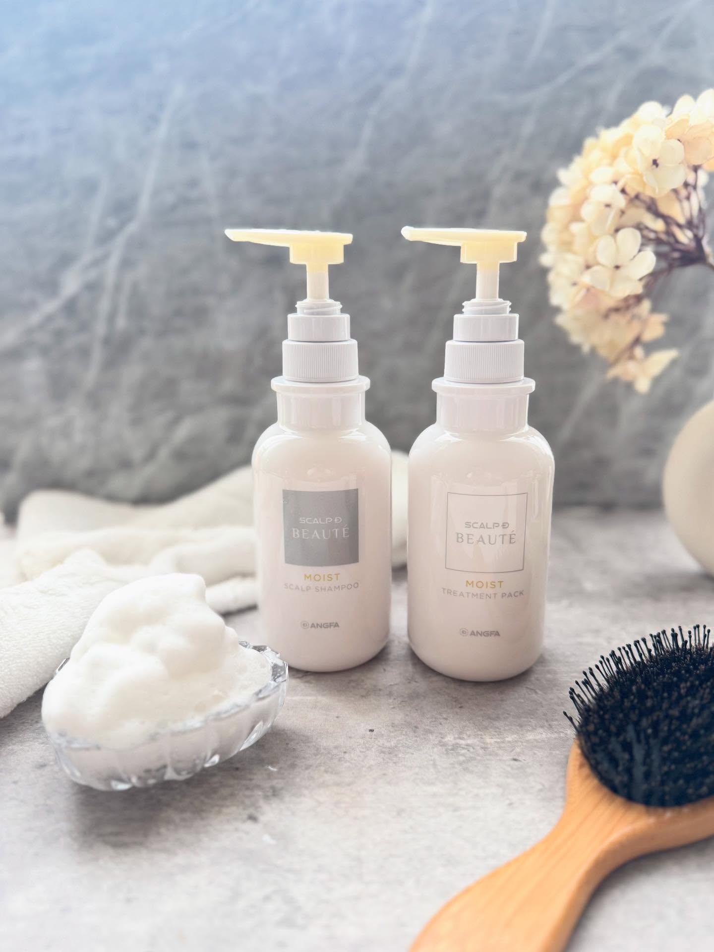 スカルプD ボーテ 薬用スカルプシャンプー（モイスト）／薬用トリートメントパック（モイスト）/アンファー(スカルプD)/市販シャンプーを使ったクチコミ（1枚目）