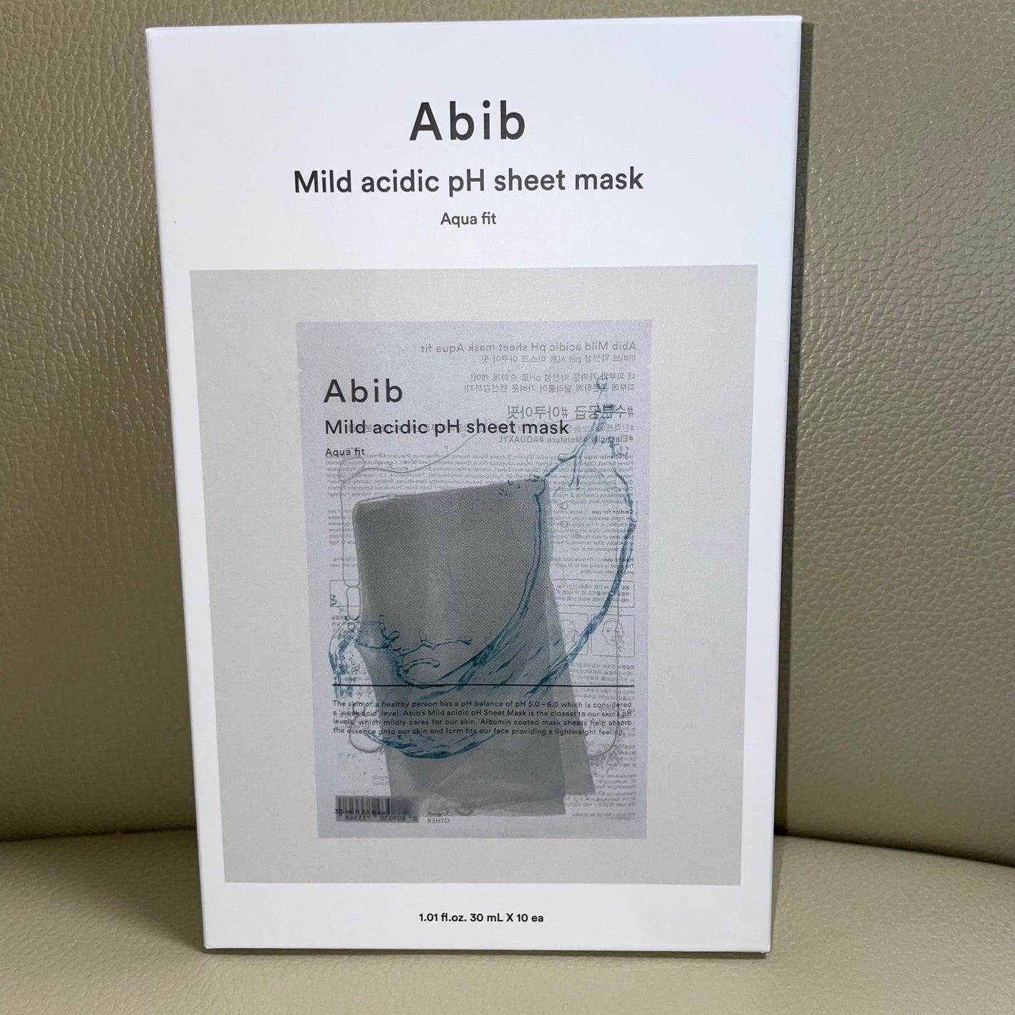 弱酸性pHシートマスク アクアフィット/Abib /シートマスク・パックを使ったクチコミ(1枚目)