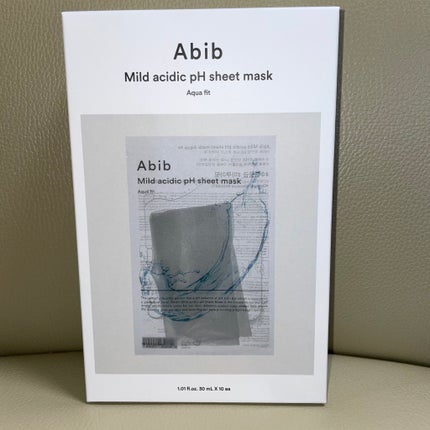 弱酸性pHシートマスク アクアフィット/Abib /シートマスク・パックを使ったクチコミ(1枚目)