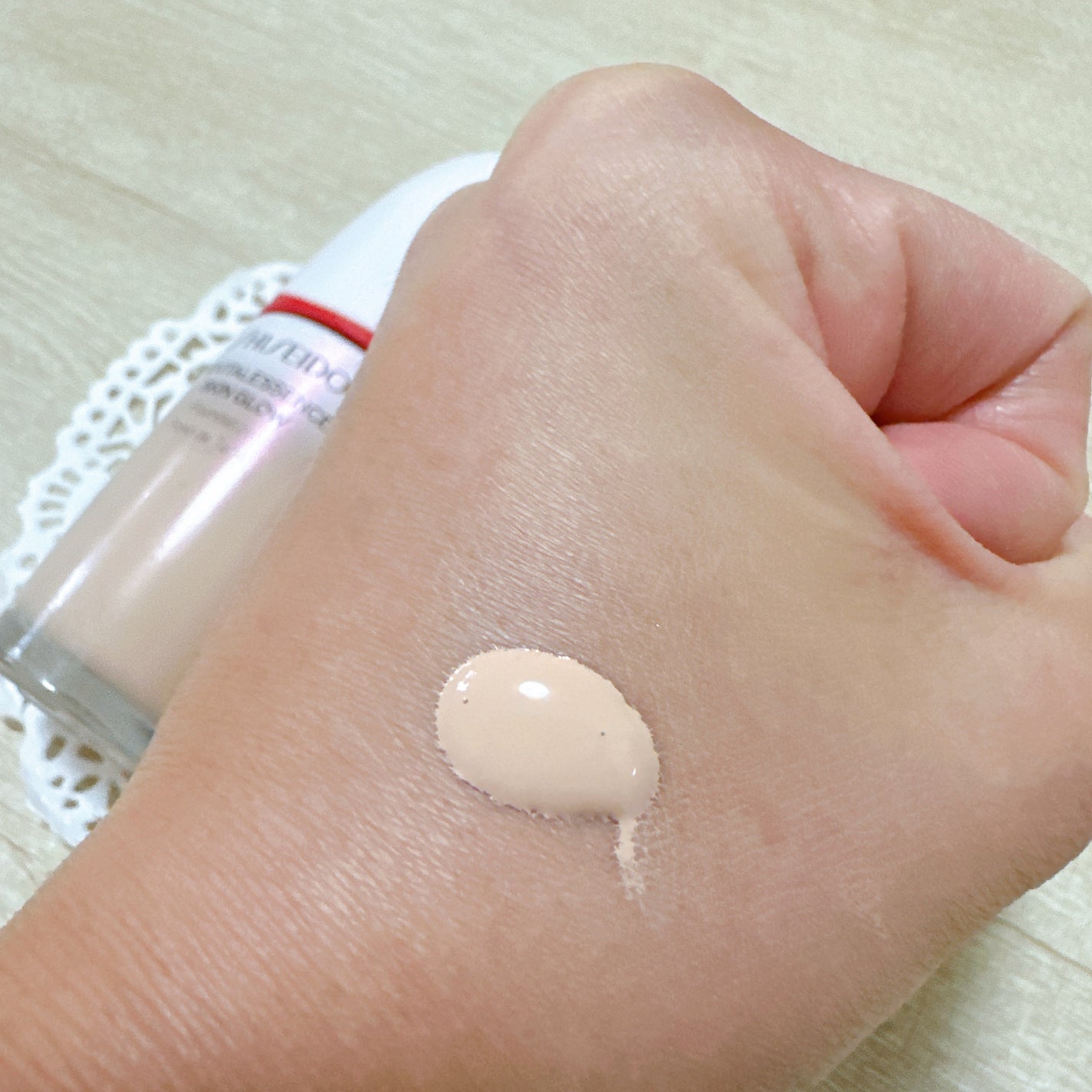 エッセンス スキングロウ ファンデーション/SHISEIDO/リキッドファンデーションを使ったクチコミ(5枚目)