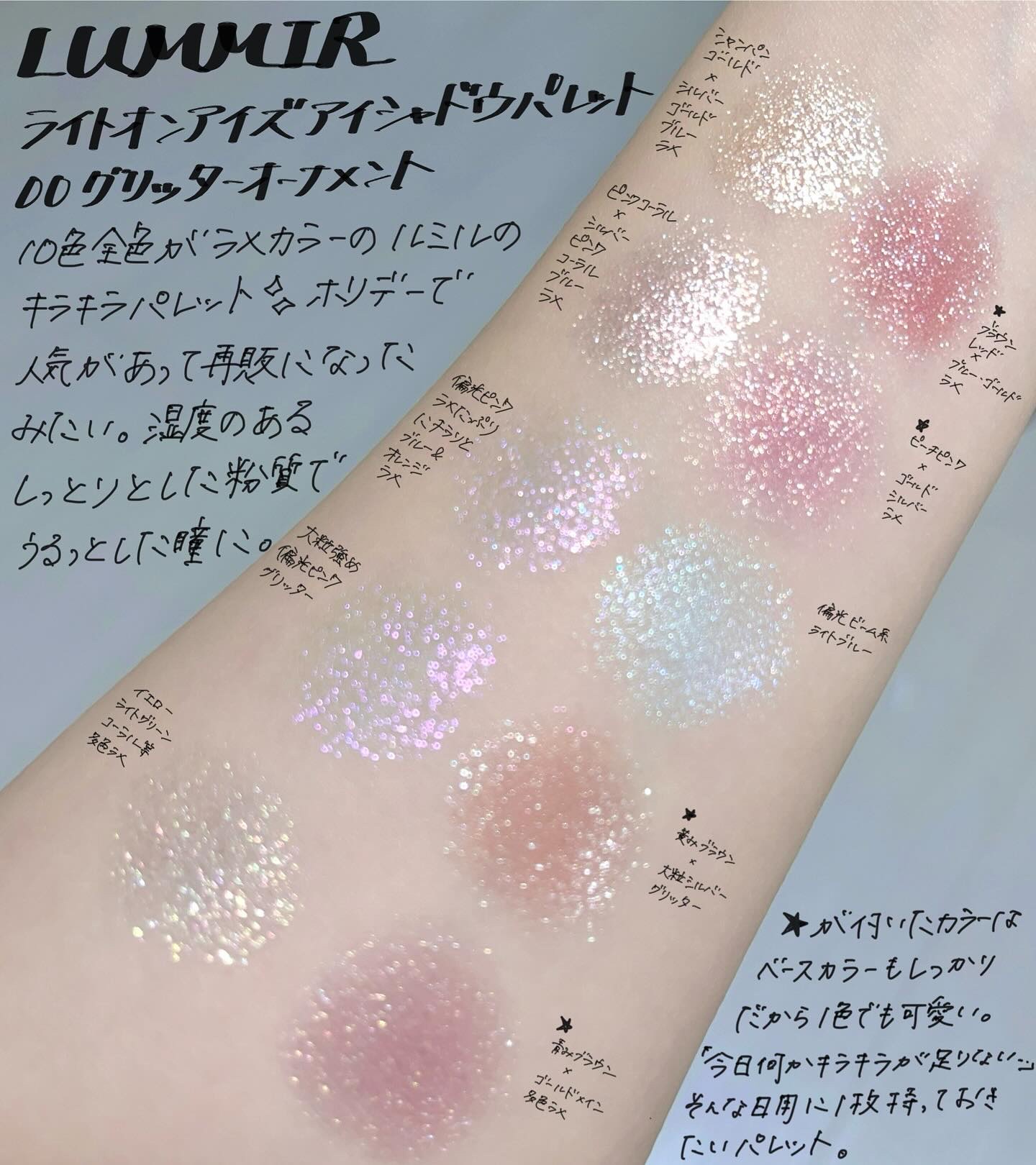 ライトオンアイズシャドウパレット/ルミル/アイシャドウパレットを使ったクチコミ（1枚目）