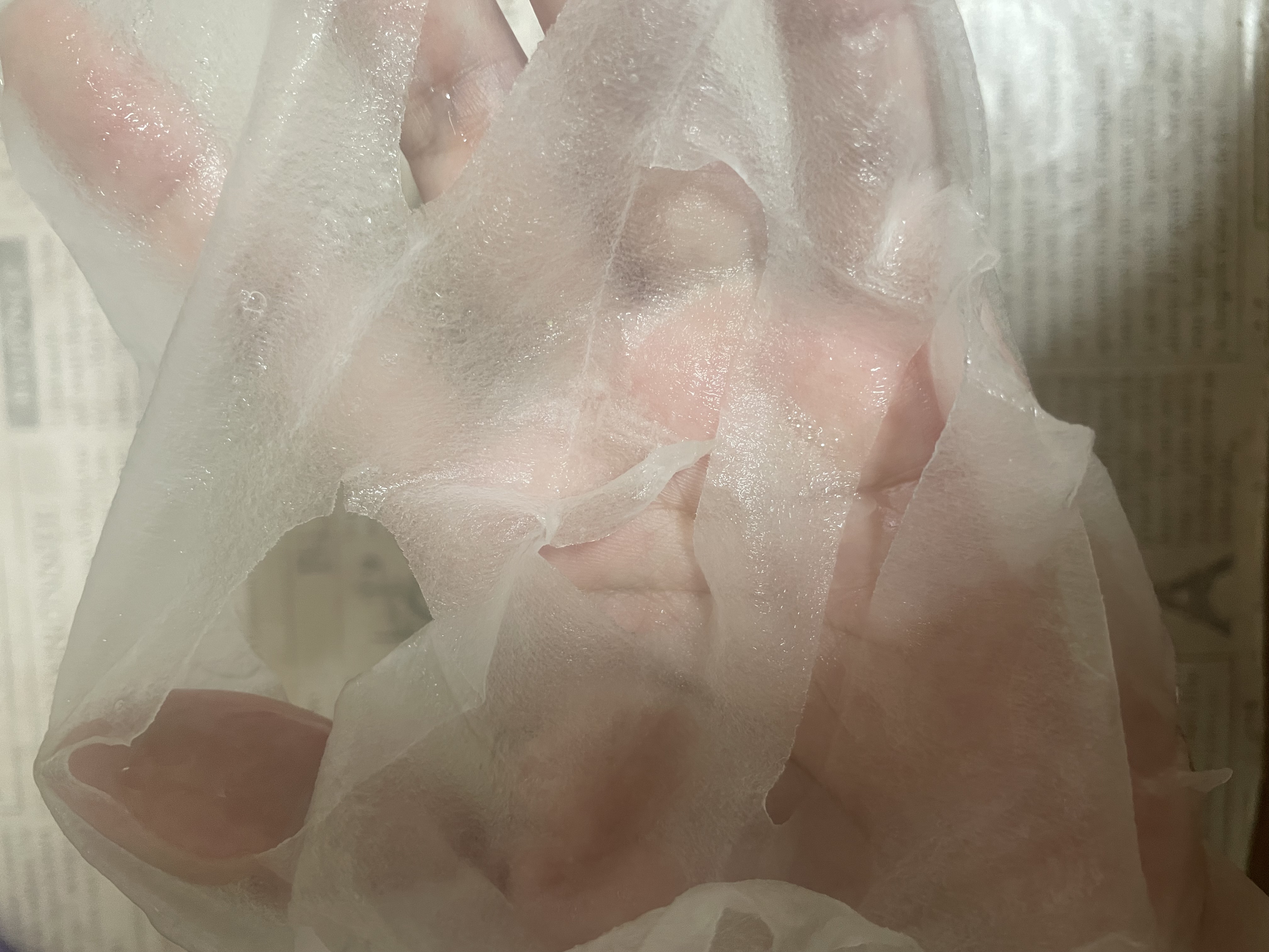 MY REAL SKIN FACIAL MASK  Collagen/COS.W/シートマスク・パックを使ったクチコミ（2枚目）