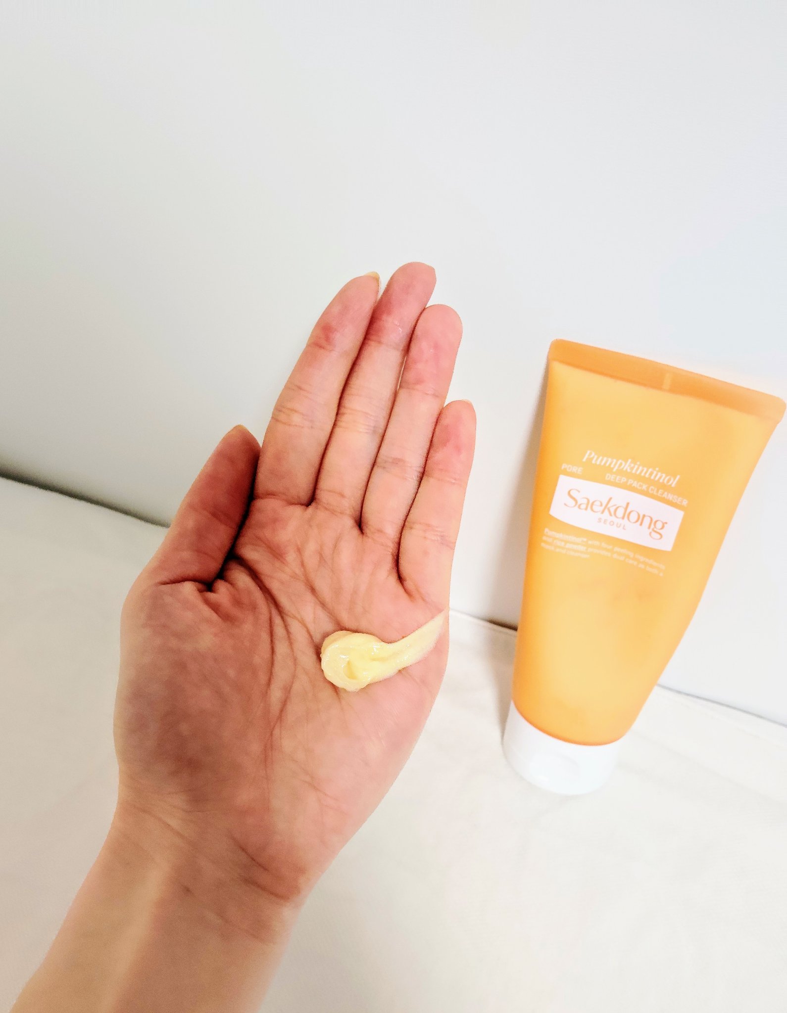 PUMPKINTINOL パッククレンザー/Saekdong SEOUL/洗顔フォームを使ったクチコミ（3枚目）