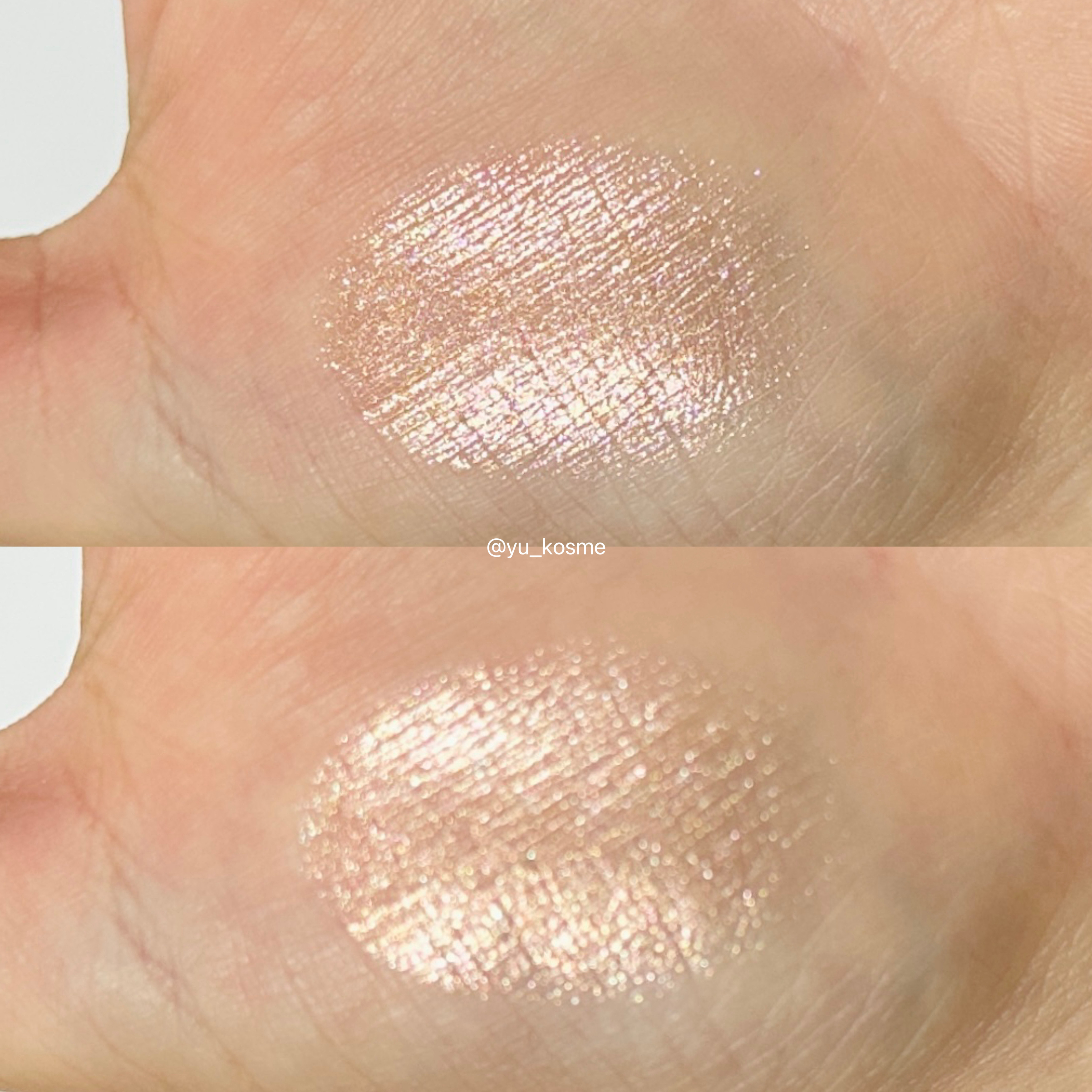 ディオール バックステージ フェイス グロウ パレット 004 ローズ ゴールド/Dior/ハイライトを使ったクチコミ（3枚目）