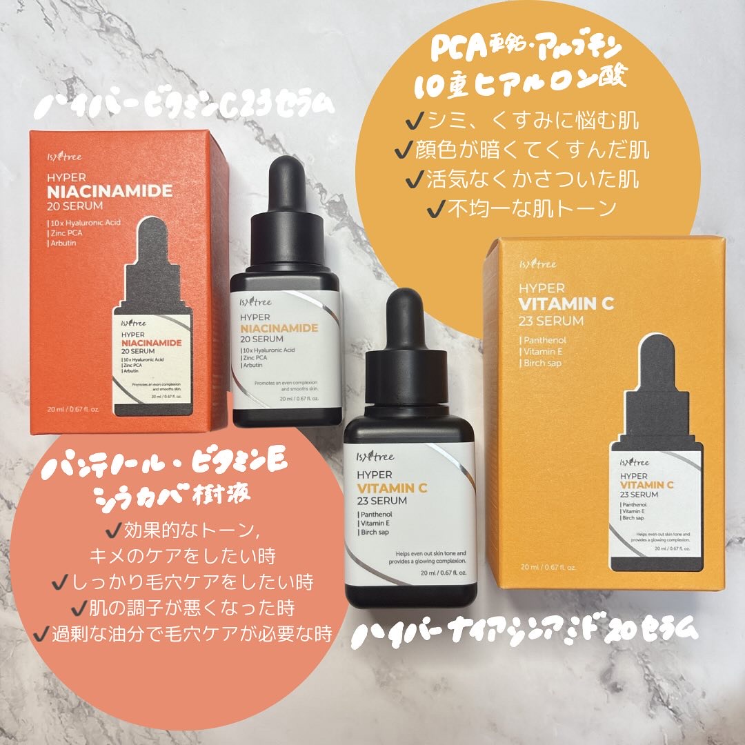 ハイパーナイアシンアミド20セラム/Isntree/美容液を使ったクチコミ（2枚目）
