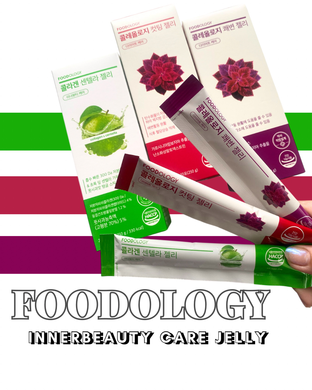 FOODOLOGYのサプリメント・フード コレオロジーカットゼリー他